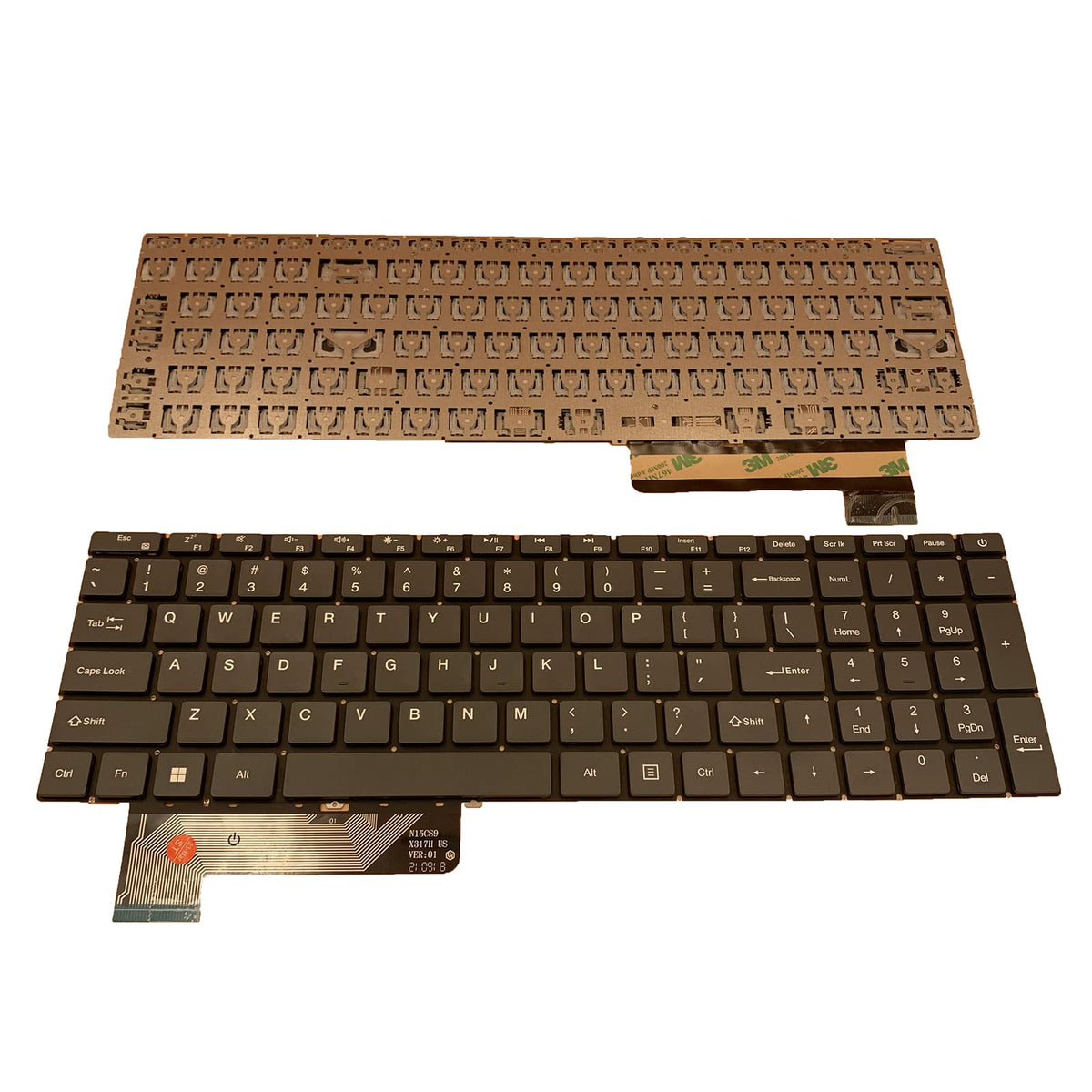 Teclado de Repuesto Siakoocty para Portátil Puerta de Enlace 15.6 Pulgadas