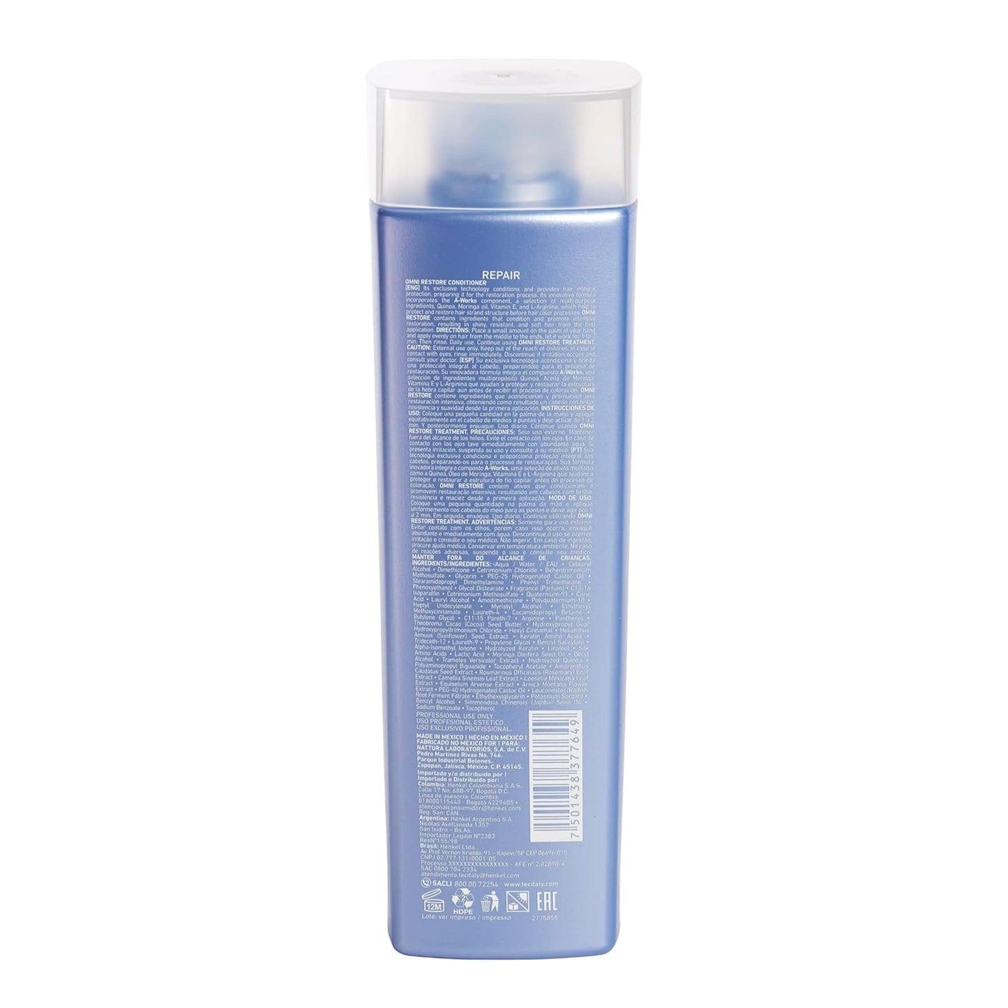 TEC ITALY Lumina Conditioner Matizador Rubio Canas Suavidad UV 300 ml