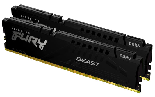 Memoria Gamer DDR5 Kingston Fury Beast Negro 32GB Kit 5200Mhz CL40 Para PC