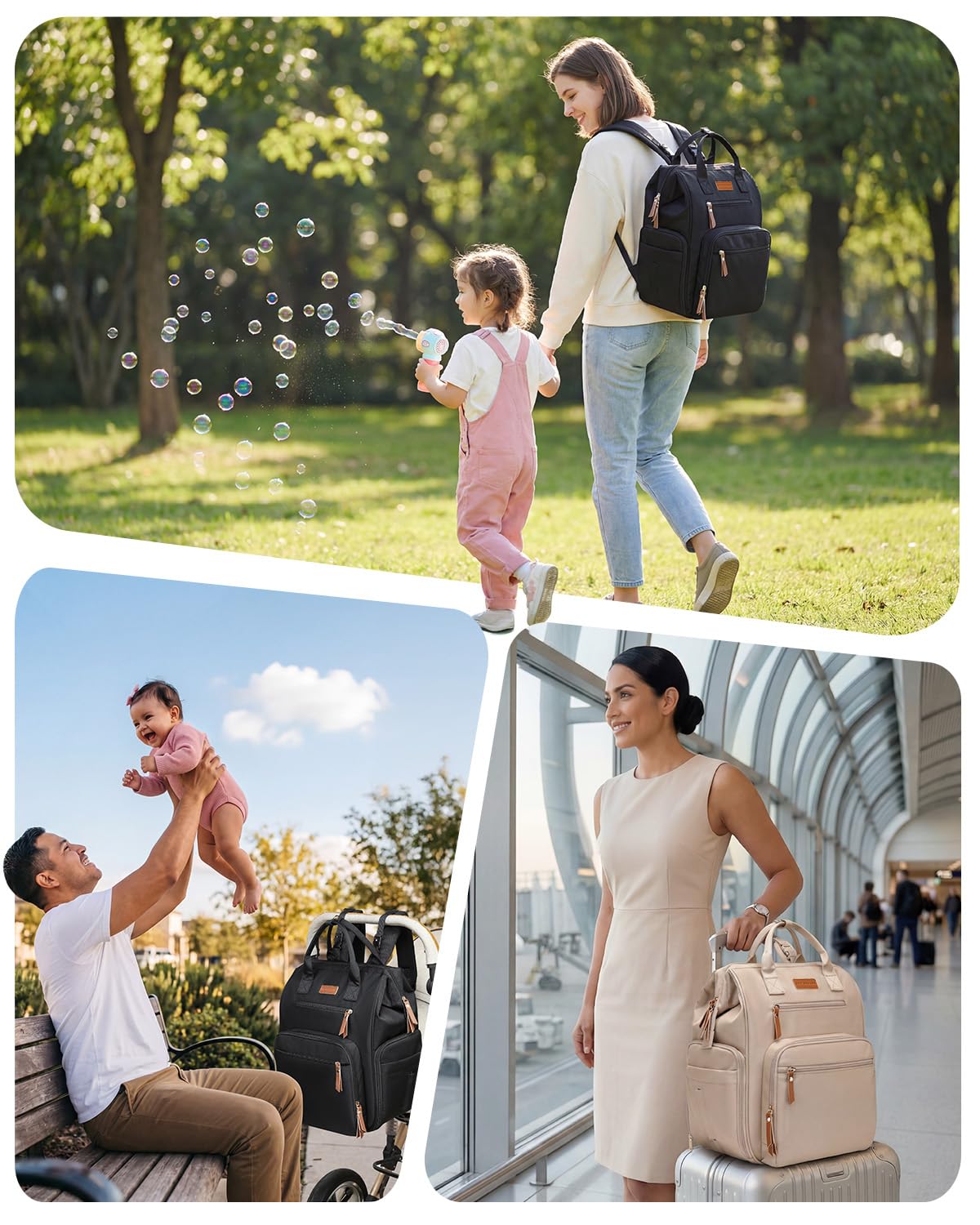Qualyphant - Bolsa extragrande para extractor de leche con bolsa enfriadora, apta para Spectra S1 S2 Momcozy Medela | Bolsas de bombeo para madres de trabajo, diseño de doble cubierta y convertible
