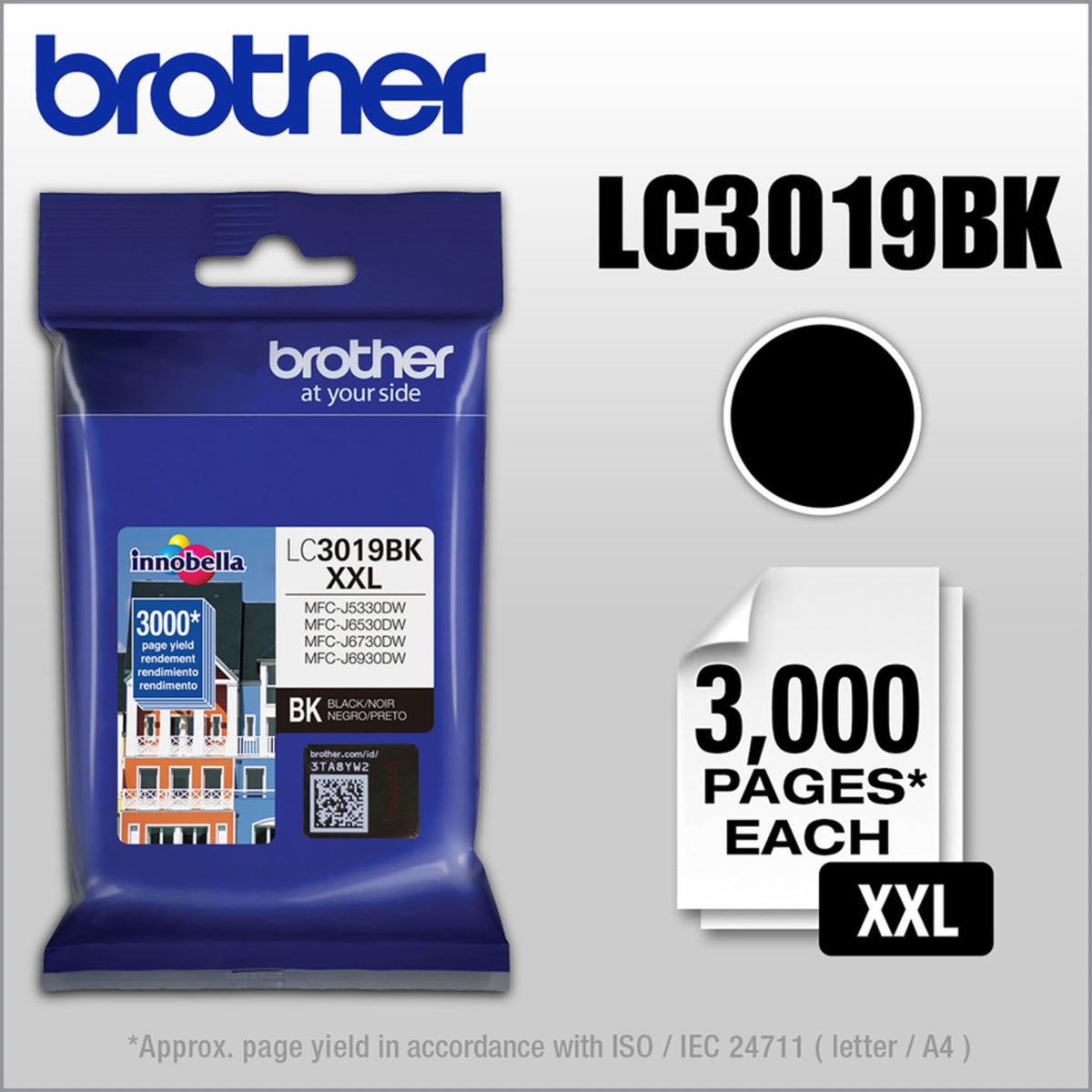 Cartucho de Tinta Brother Negro Alto Rendimiento
