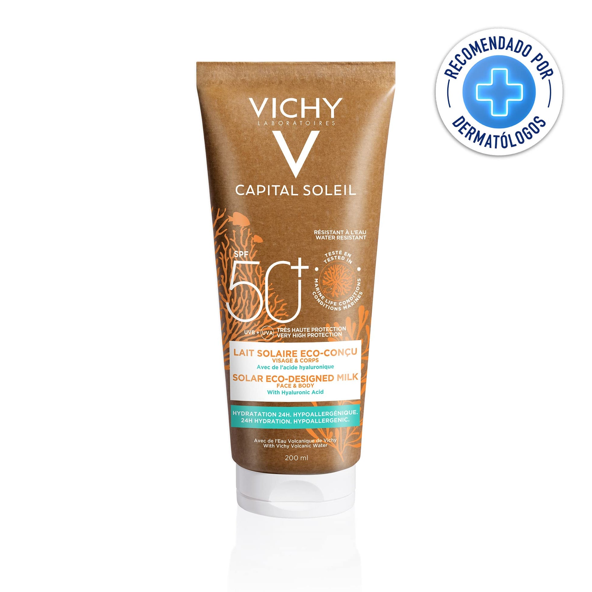 Protector Solar Vichy Capital Soleil Eco-Solar FPS50+ para Cuerpo y Rostro