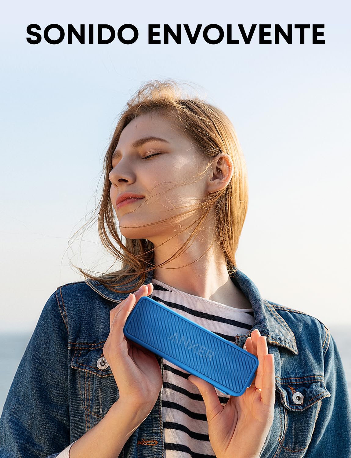 Soundcore Anker 2 Bocina Bluetooth Potente, batería de 24 Horas, protección contra el Agua IPX7, Graves enormes con Dos Controladores de Graves