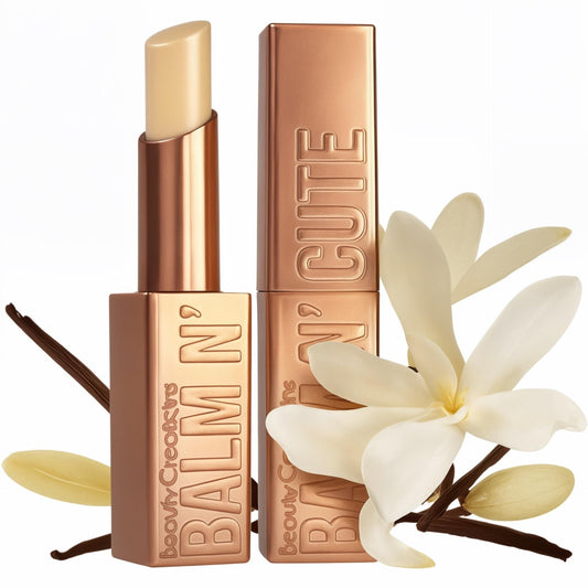 Balm N' Cute Bálsamo Labial de Beauty Creations - ¡Cuida y Embellece tus Labios! (Vanilla)