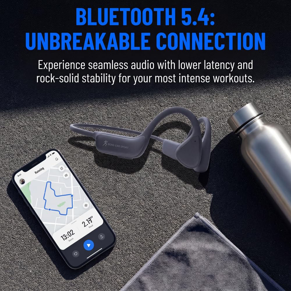 Auriculares de Conducción Ósea QZYCY Bluetooth 5.4