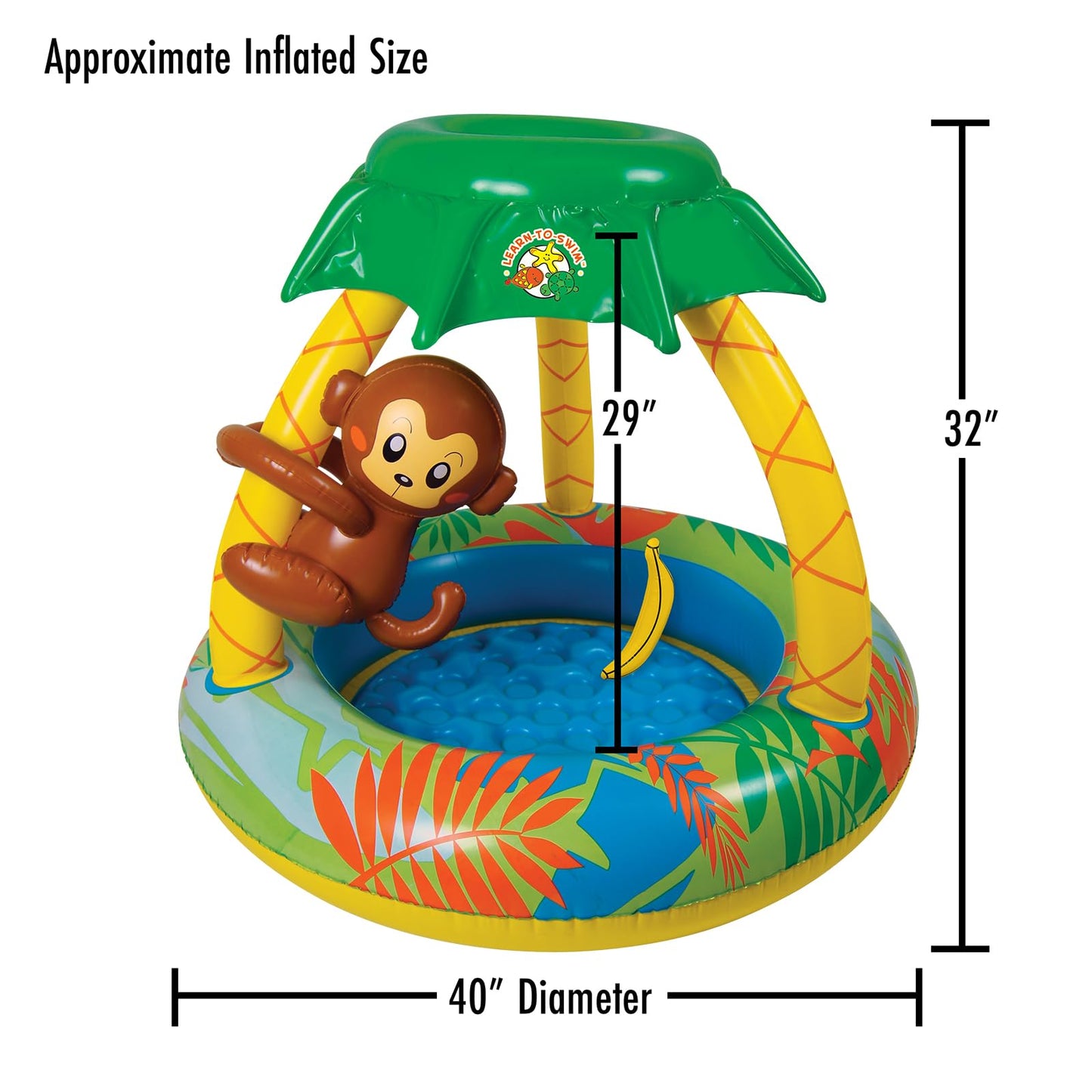 Piscina Inflable Poolmaster con Toldo para Niños