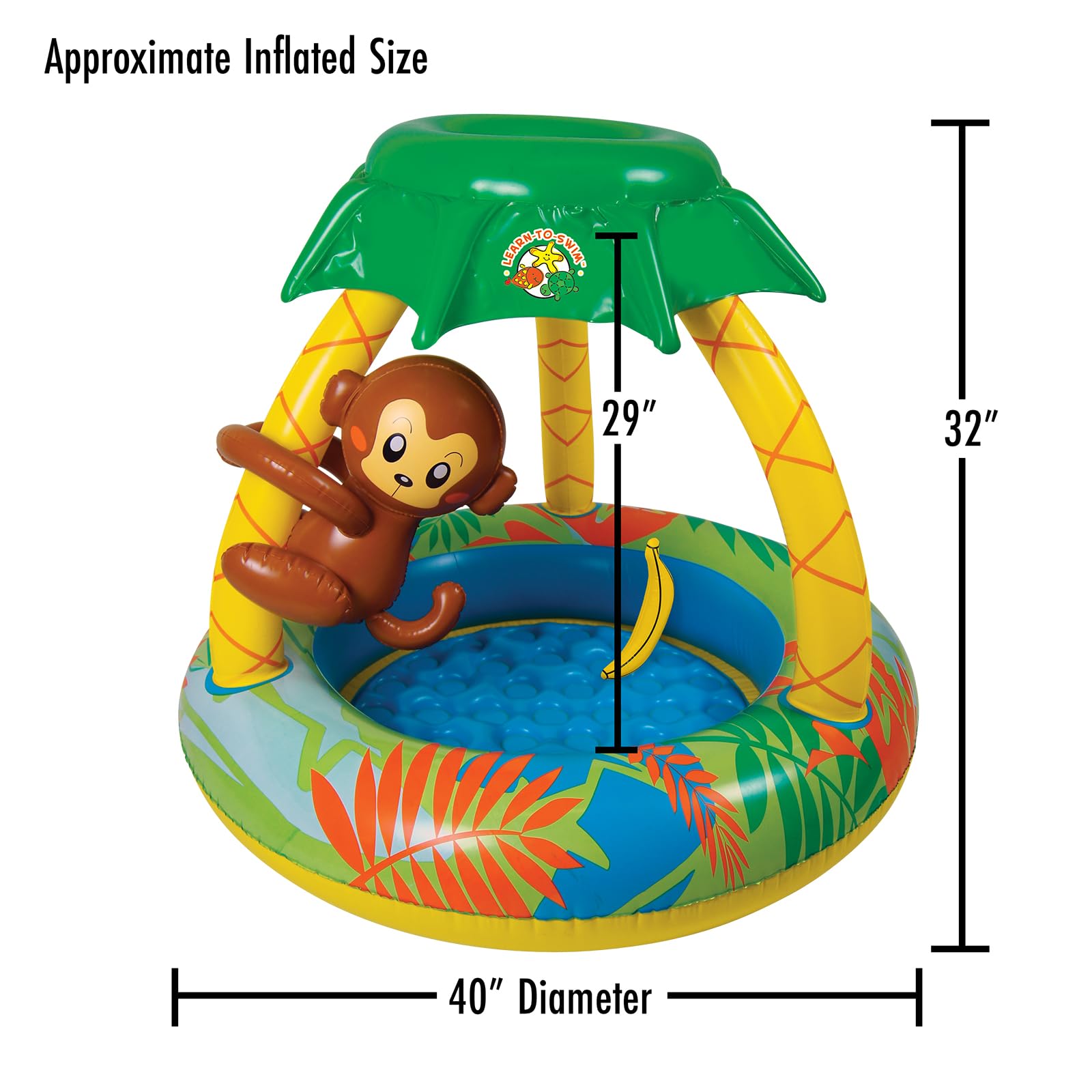 Piscina Inflable Poolmaster con Toldo para Niños