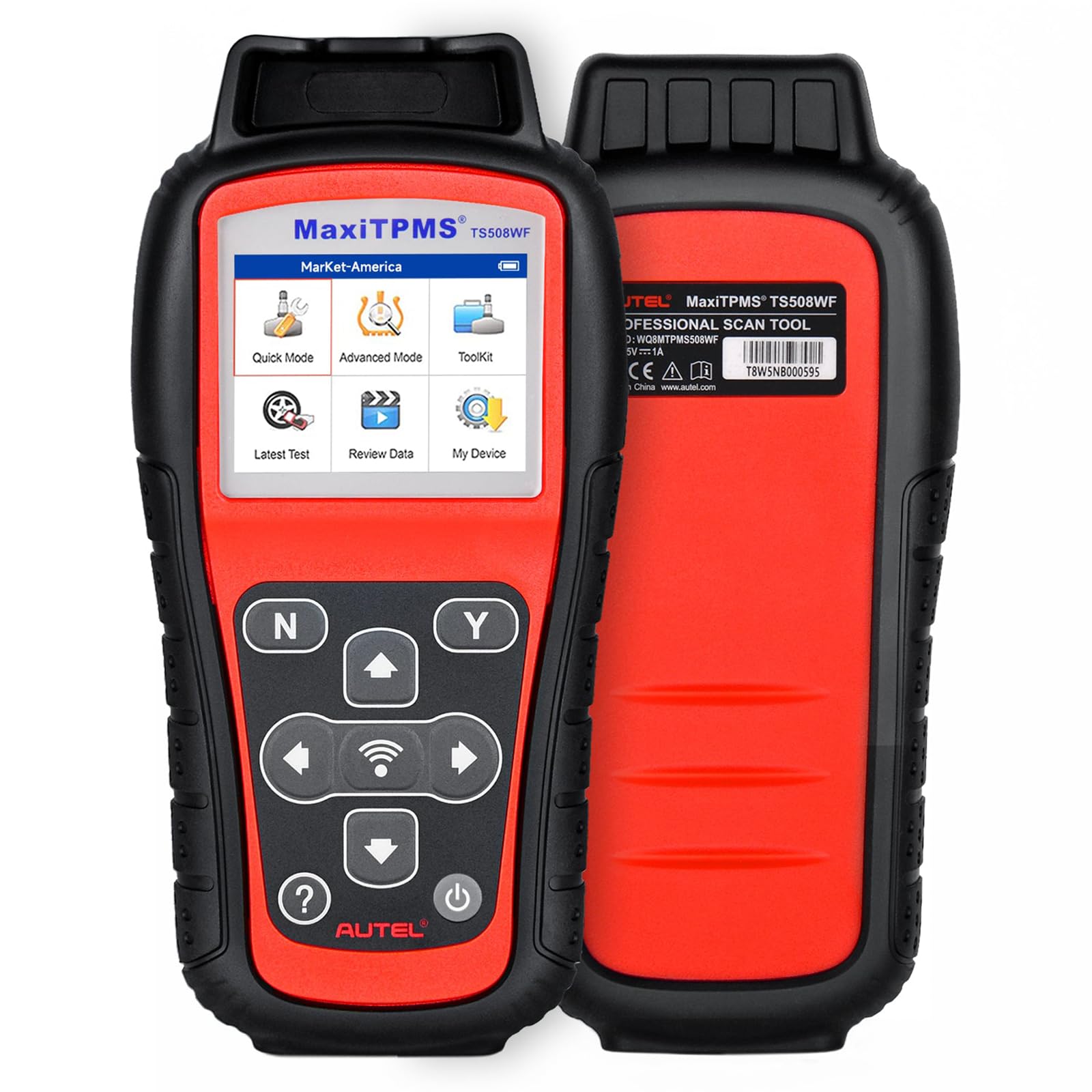 Autel MaxiTPMS TS508WF Herramienta de reinicio (original 2025 nueva) actualizada de TS508, TS601, programa MX-Sensores (315/433 MHz), activar/reiniciar todos los sensores, TPMS restablecer,