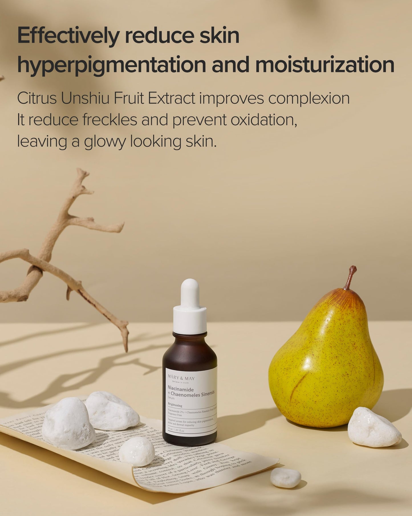 [Mary&May] Niacinamide + Chaenomeles Sinensis Sérum 30 ml, XZSXTLL-98833