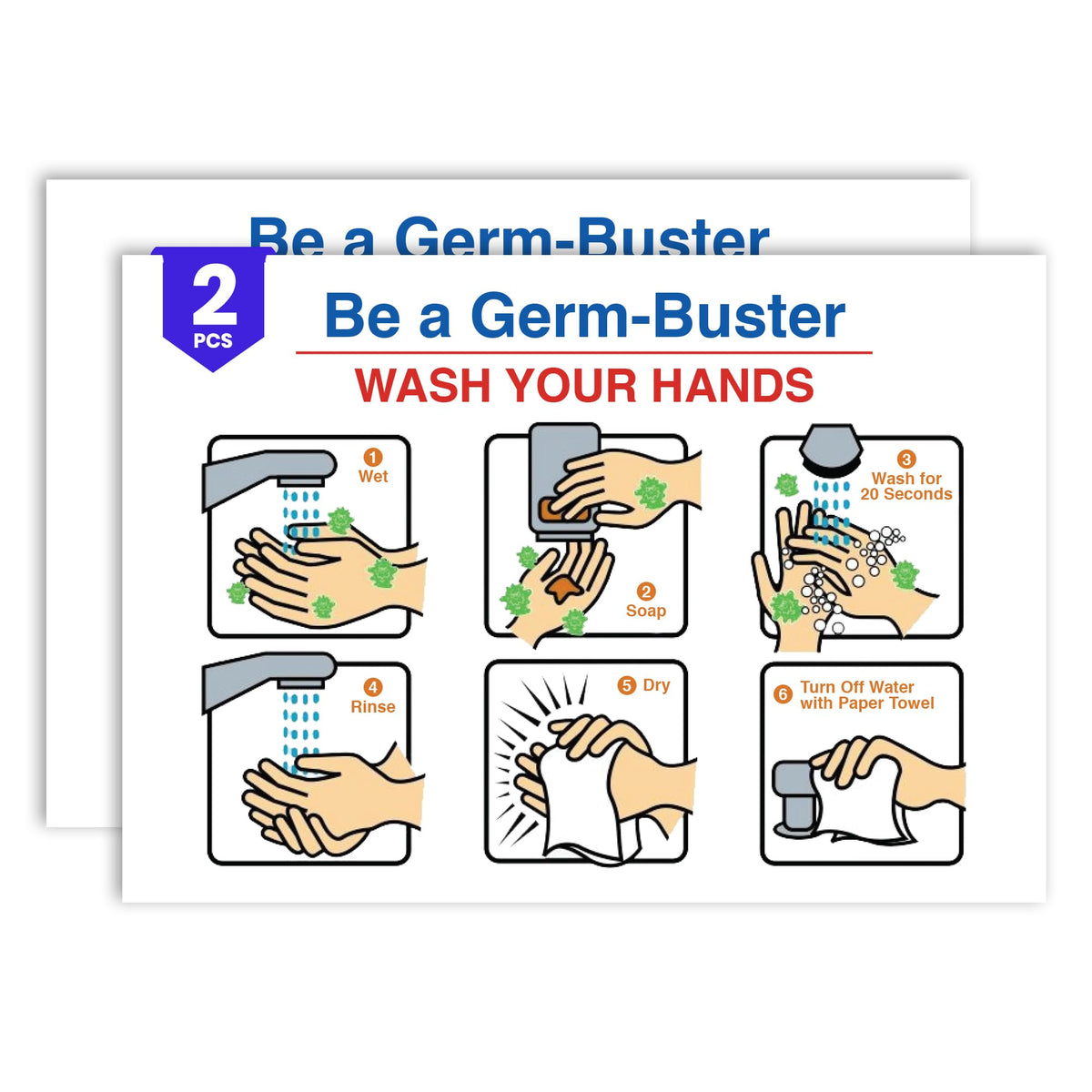 Set de 10 Unidades Germ Buster