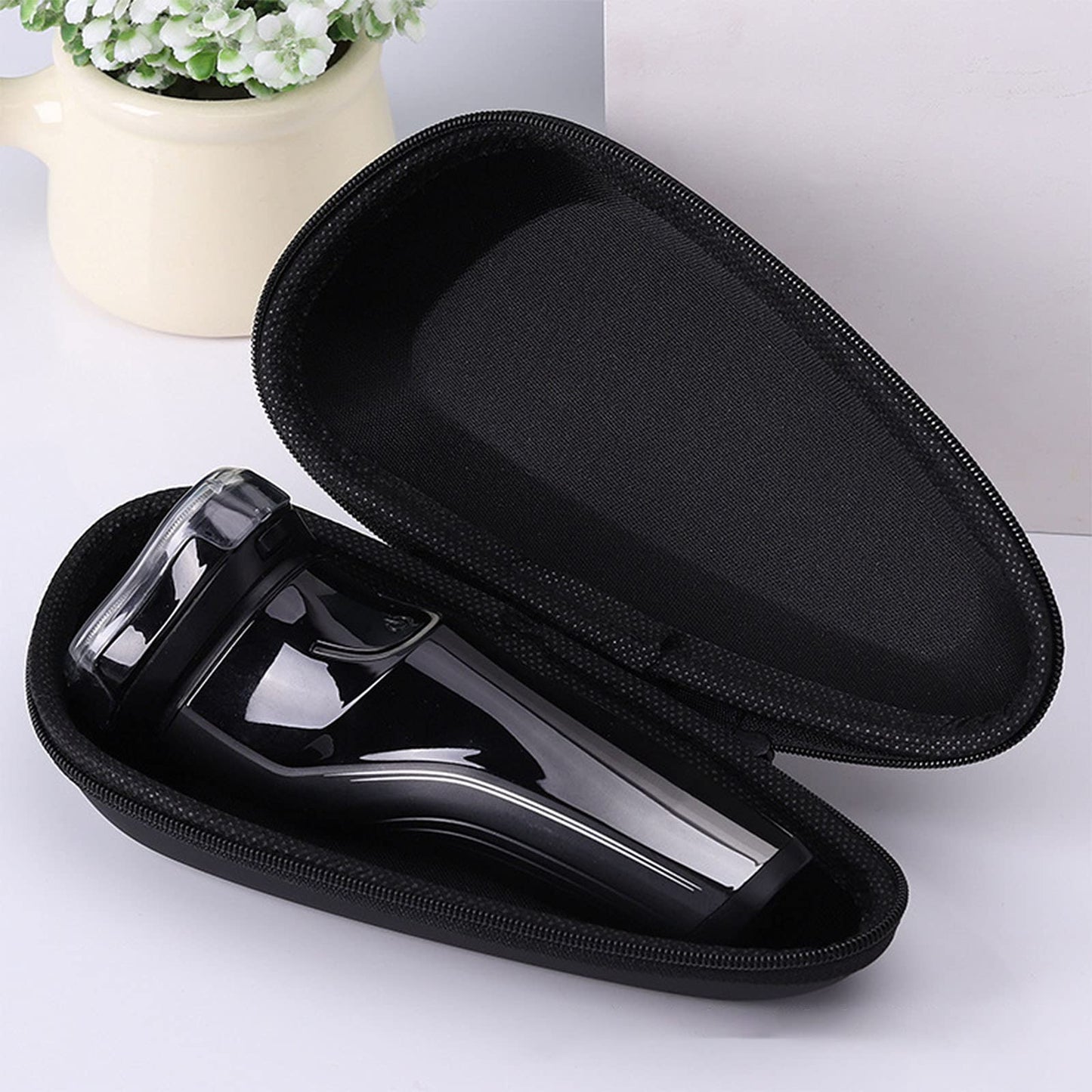 LinMei - Funda rígida compatible con Philips Norelco Electric Shaver 3100 3800 3500 2300 2100 6400 Bolsa protectora universal para afeitadoras rotativas de hombre