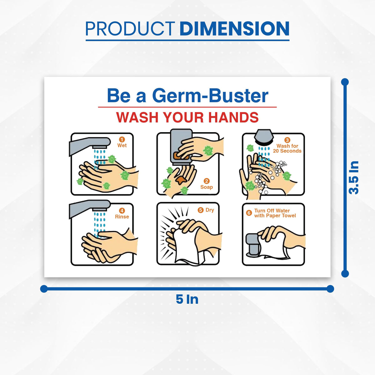 Set de 10 Unidades Germ Buster