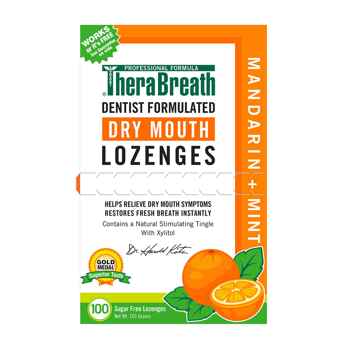 Pastillas para Boca Seca TheraBreath 100 Unidades Pack de 2