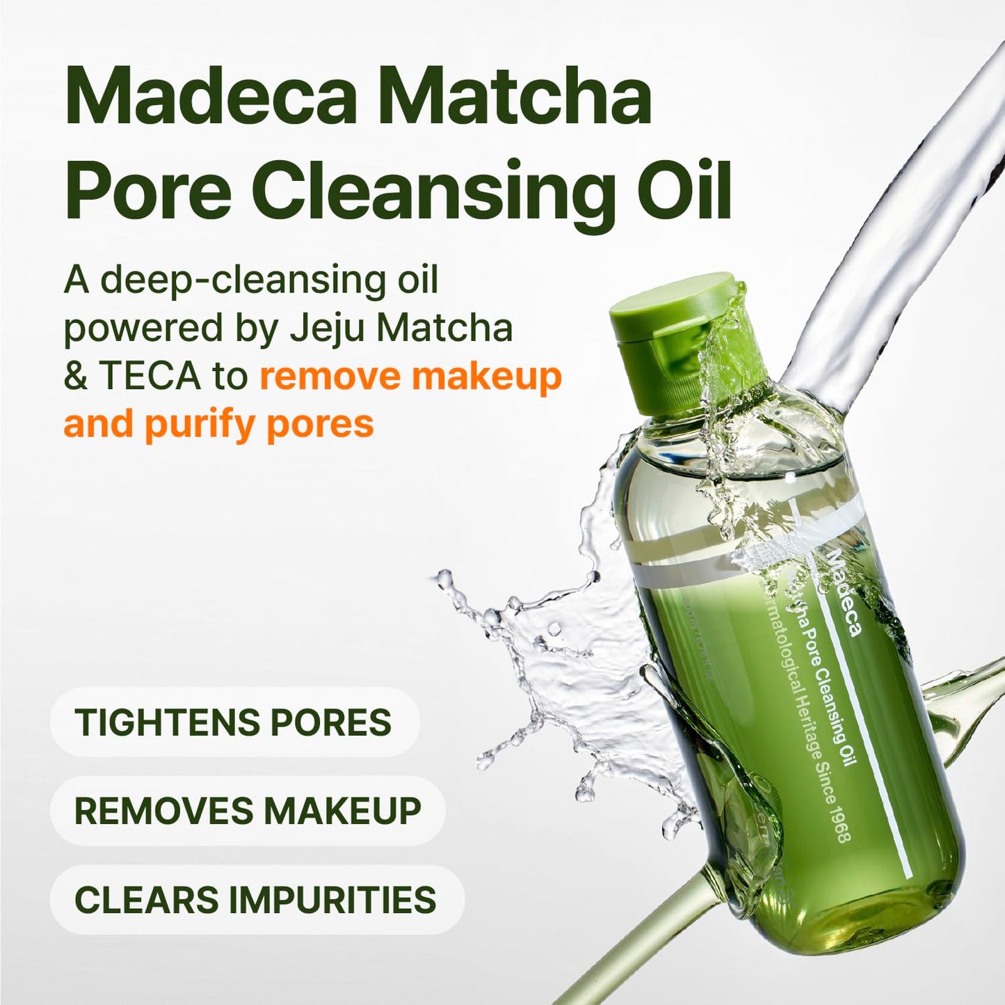 Centellian24 Madeca Matcha Pore Cleansing Oil