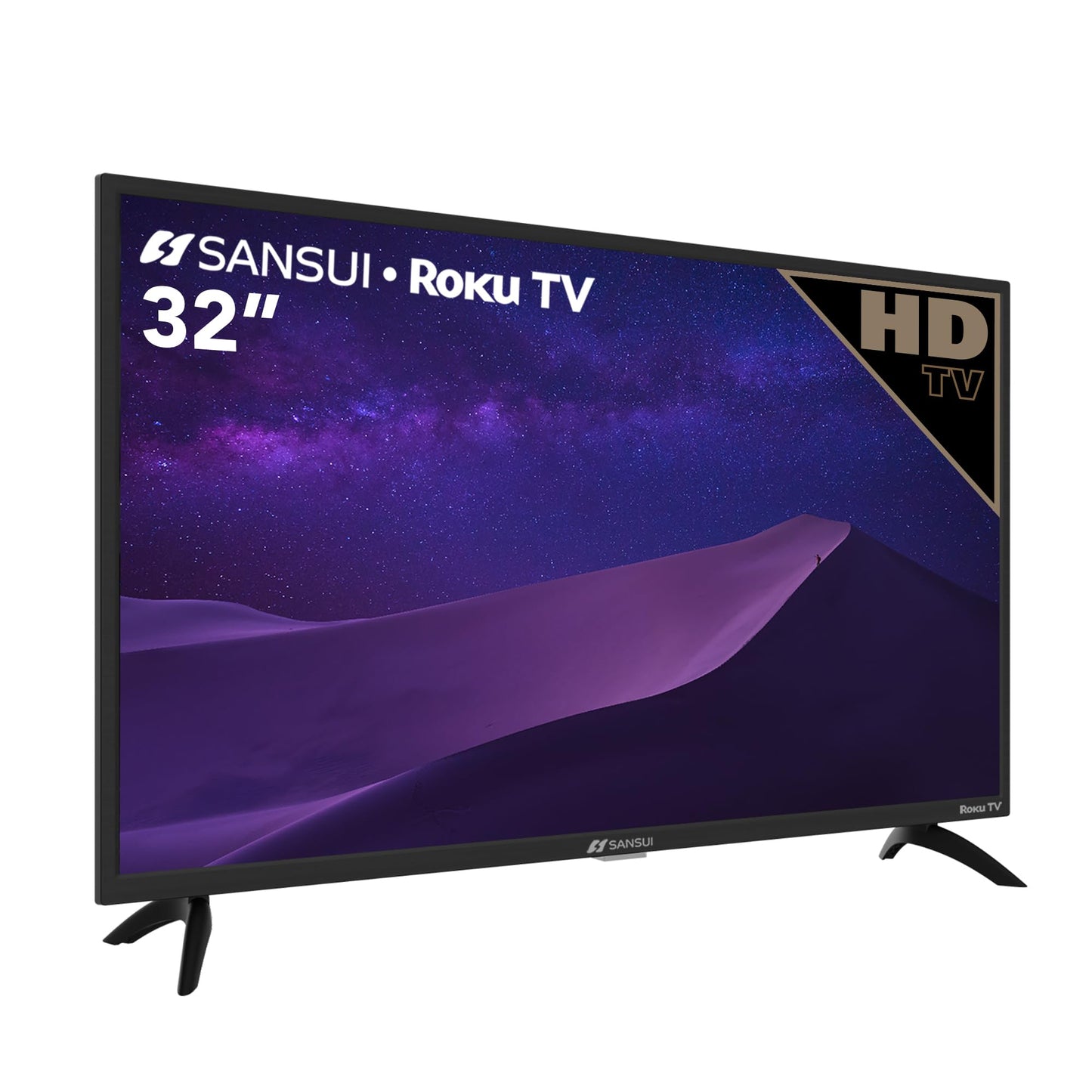 SANSUI Smart TV Roku TV Compatible con Alexa 2023 (32" HD)