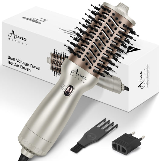 Cepillo de Aire Caliente Aima Beauty Doble Voltaje para Viajes