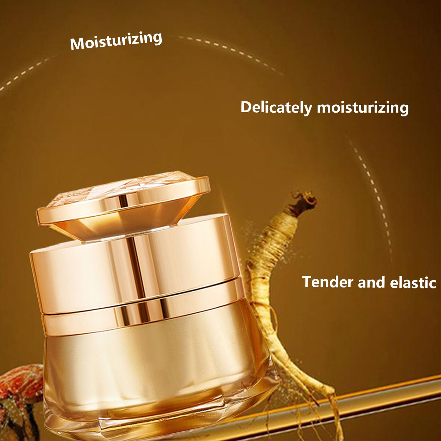 Crema De Ginseng Para La Cara, Crema Reafirmante De La Piel Para La Cara, Crema Facial De Colágeno De Ginseng, Hidratación Profunda, Crema De Ginseng Para El Cuidado De La Piel (3pcs)