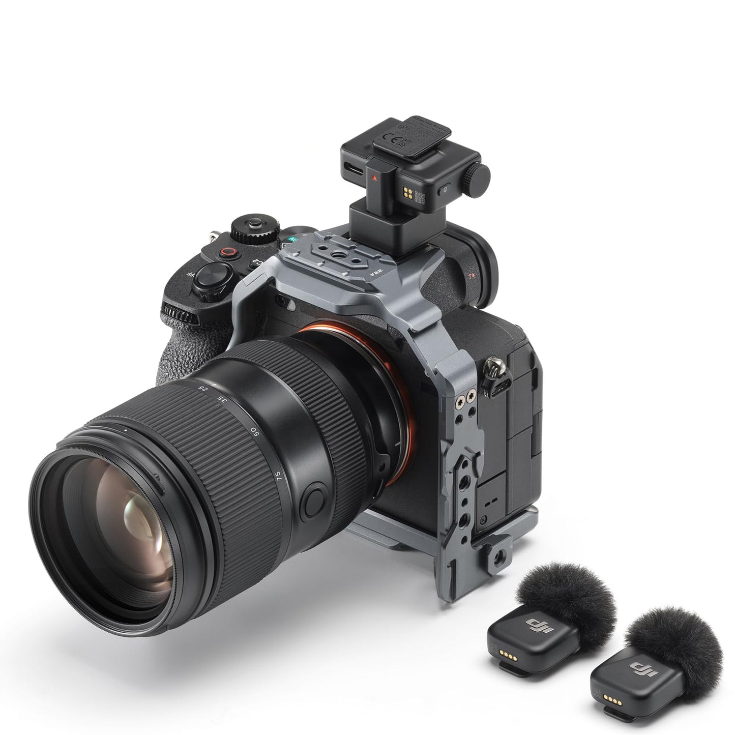 Original para DJI Mic 3/Adaptador de cámara Mic Mini, Conector de receptor para Sony A6700 ZV-E10 A7C A1 A9M3 FX3 Cámara MI Hot Shoe, Accesorios DJI Mic Mini