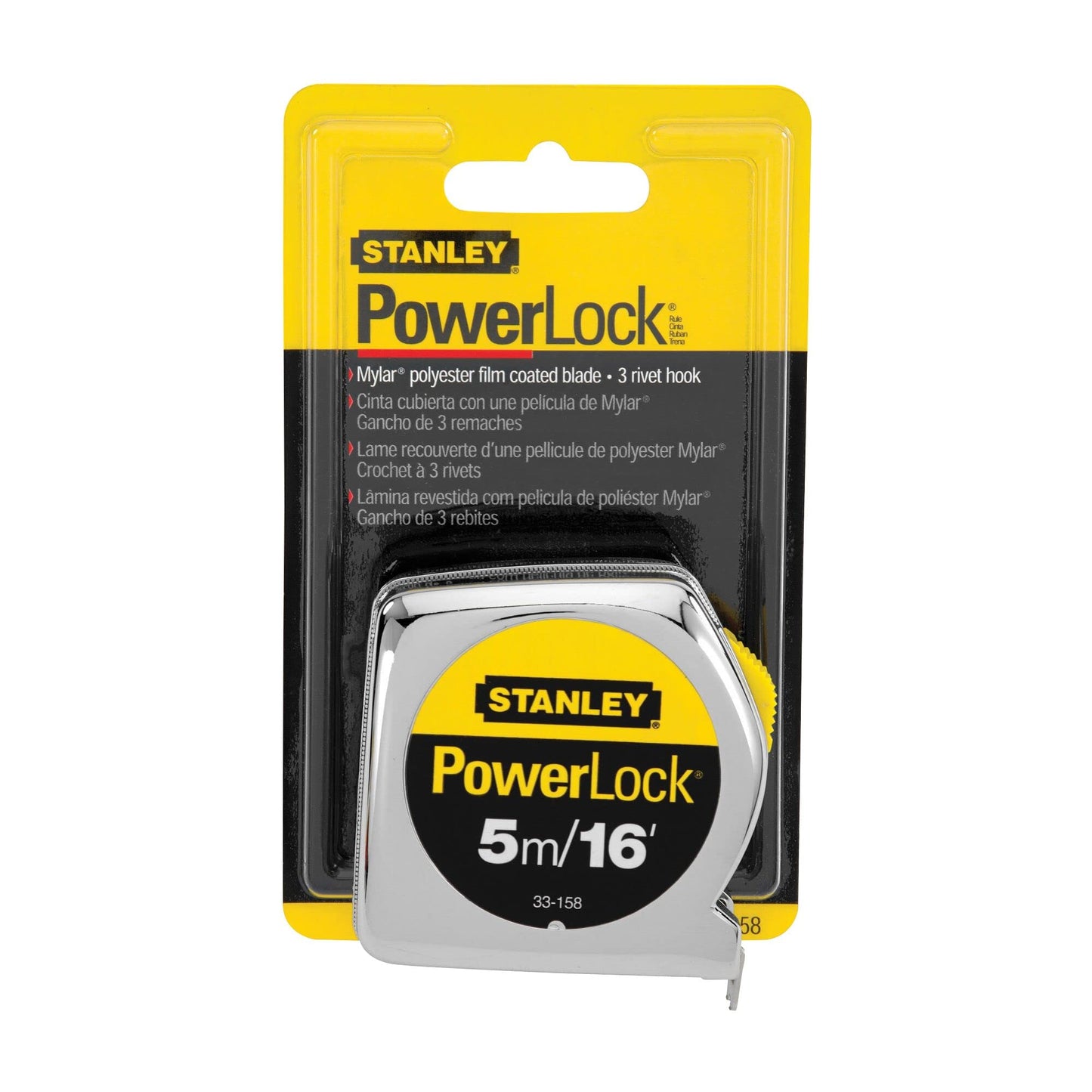 Cinta Métrica Stanley Powerlock 5M X 3/4 Pulgada