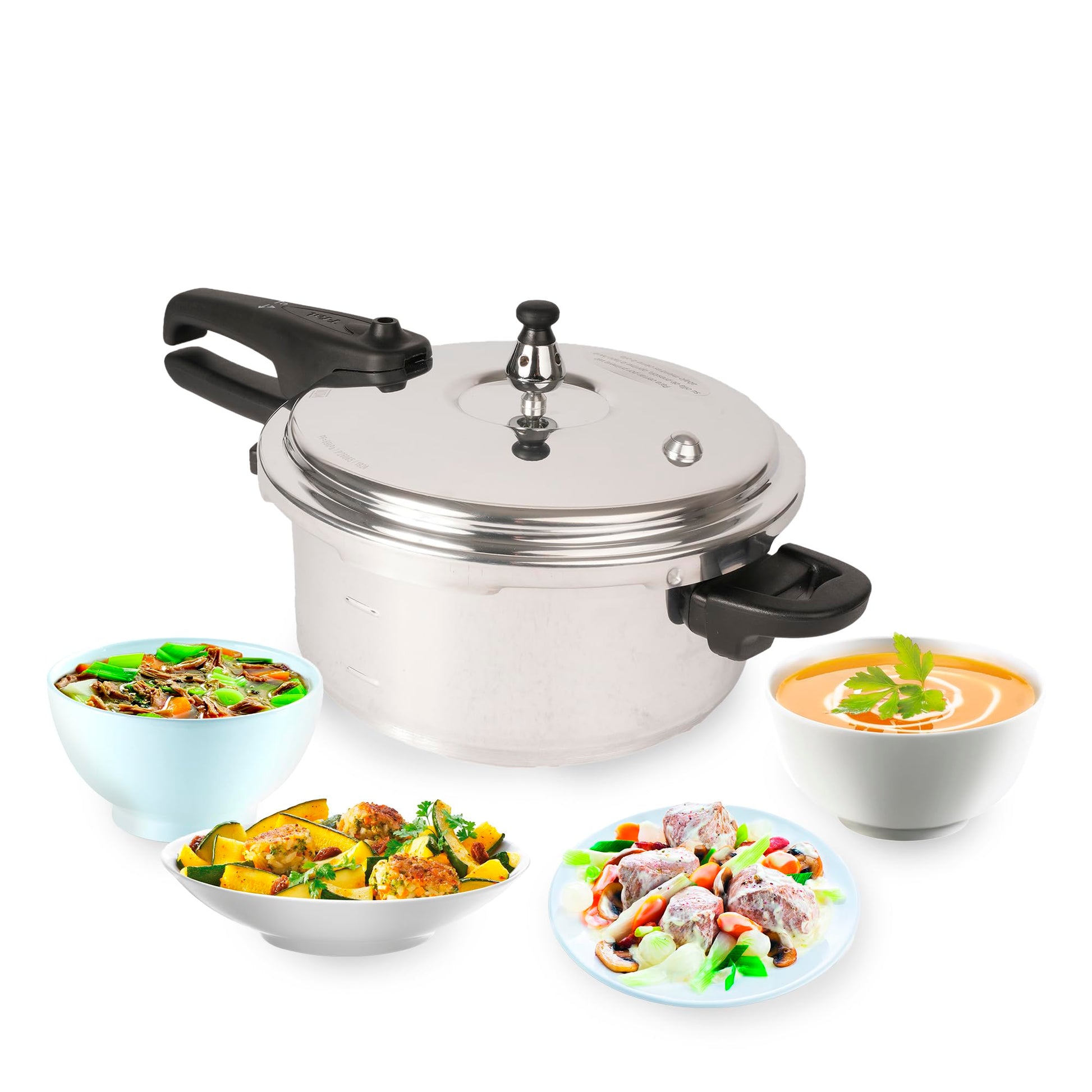 Olla Express T-fal Aluminio Seguro 4L Cocción Rápida