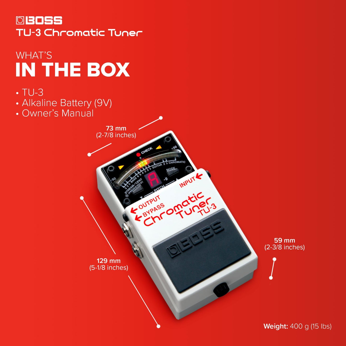 Boss TU3 Chromatic Tuner Pedal
