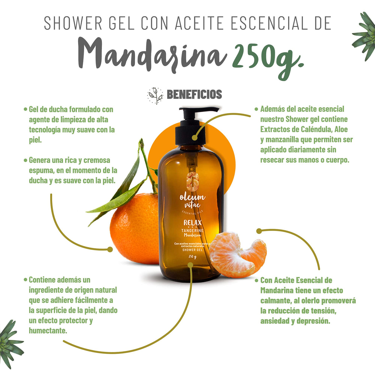 Kit Cuidado de la Piel Oleum Vitae Mandarina Hidratación Profunda