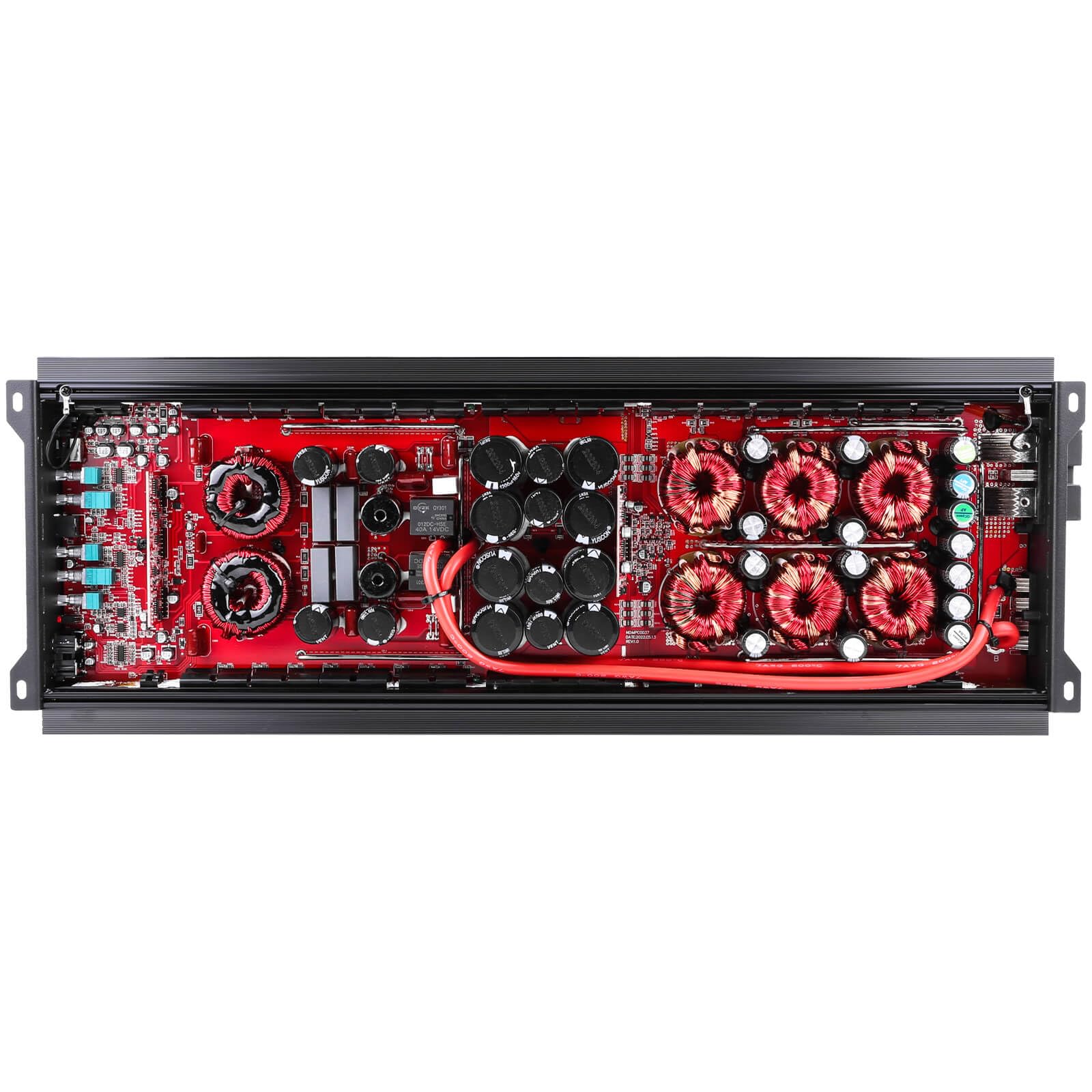 Amplificador Monobloque Skar Audio RP-4500.1D Negro con Control Remoto de Nivel de subwoofer 4500W