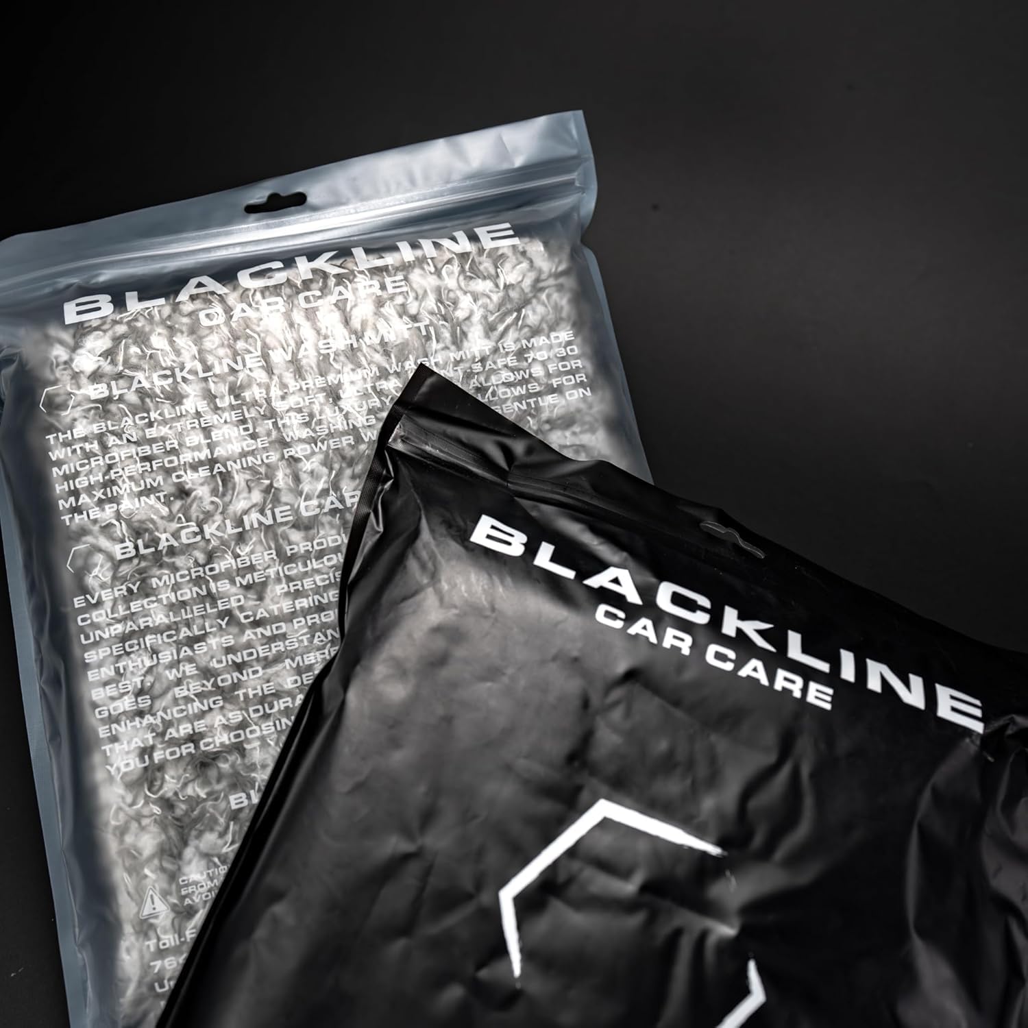 Blackline - Manopla de lavado de microfibra para automóviles, de alta calidad, sin arañazos, para limpieza de automóviles, accesorios de detalles de automóviles, funciona con cubeta, champú de coche o