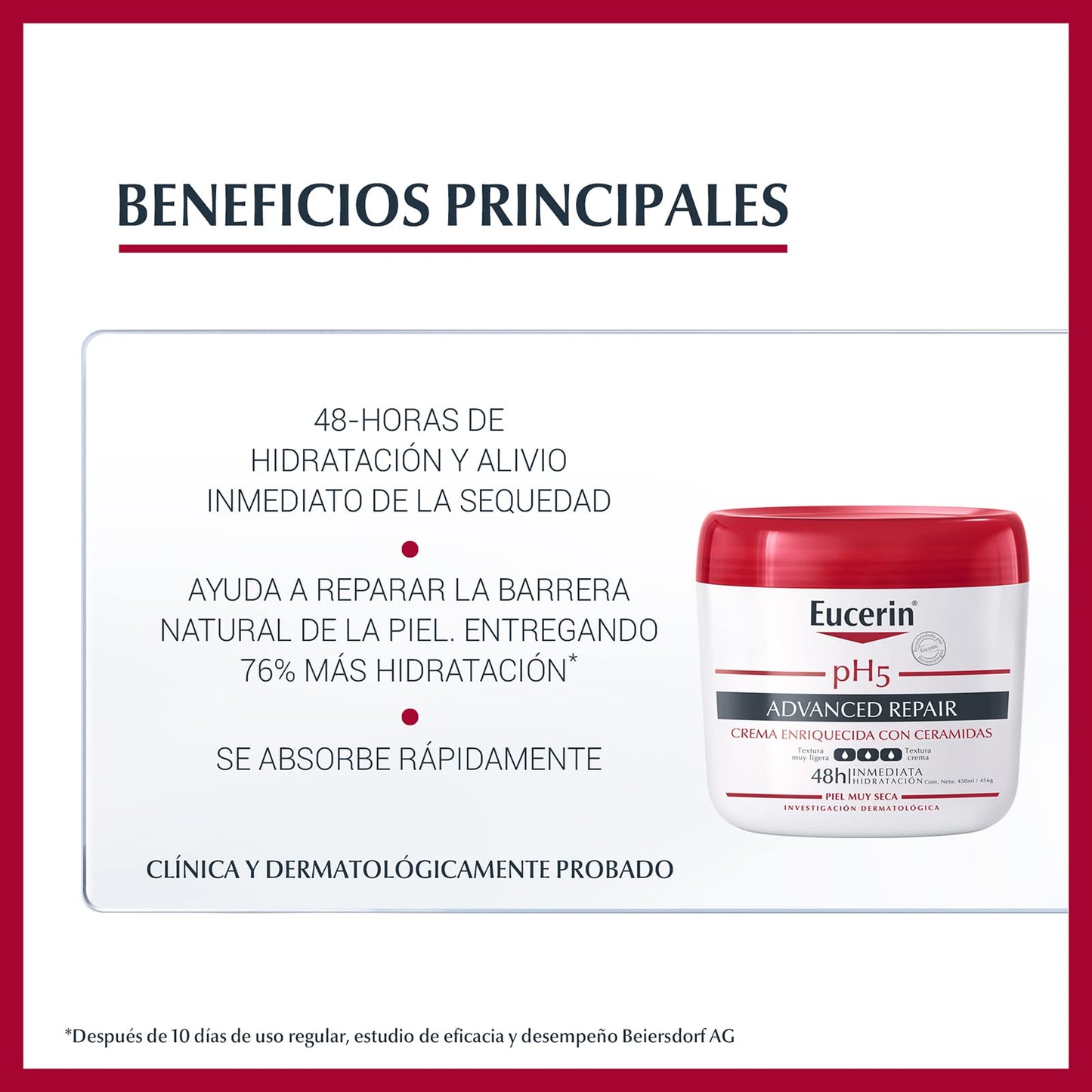 Eucerin Crema facial hidratante noche anti manchas Anti Pigment, 50ml + Crema Intensiva Ph5 Advanced Repair, 450 Ml, color, 450 ml, pack of/paquete de