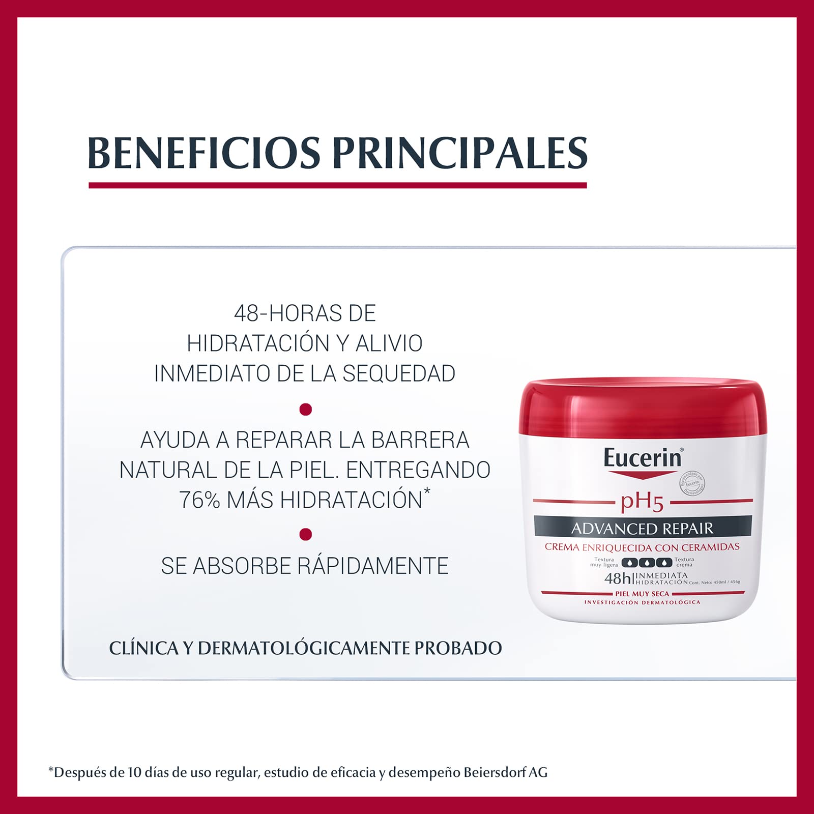 Eucerin Crema facial hidratante noche anti manchas Anti Pigment, 50ml + Crema Intensiva Ph5 Advanced Repair, 450 Ml, color, 450 ml, pack of/paquete de