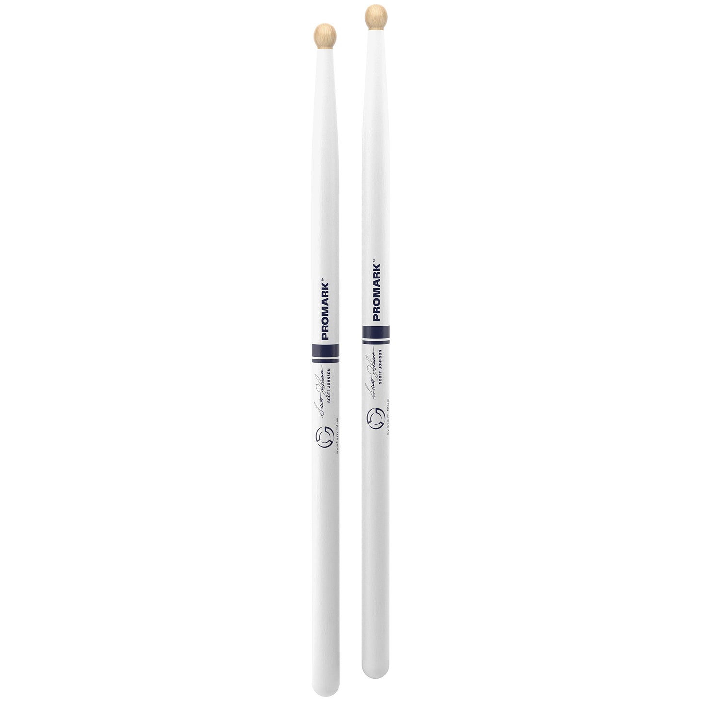 ProMark | Baquetas, DC17W - Scott Johnson (Blanco)
