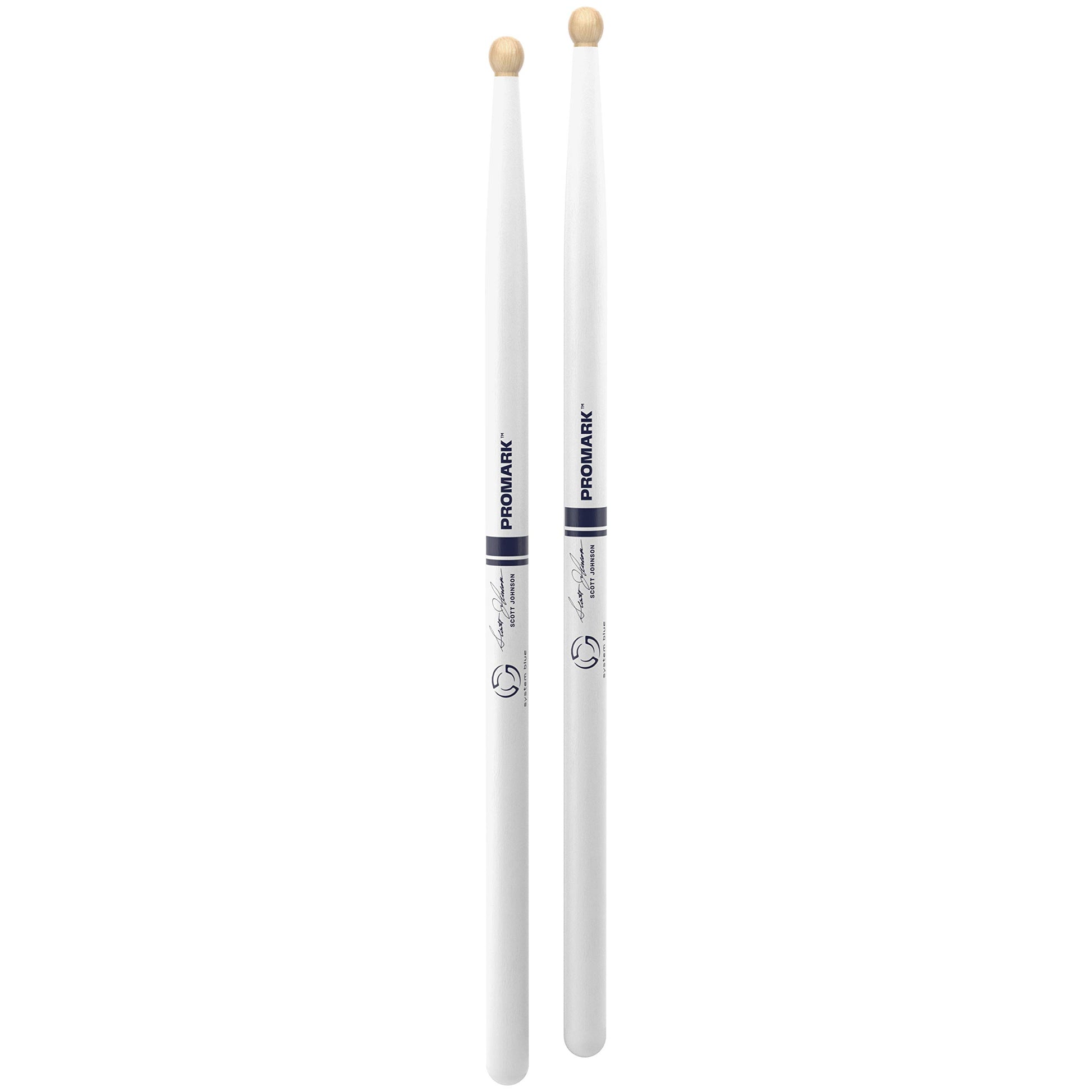 ProMark | Baquetas, DC17W - Scott Johnson (Blanco)