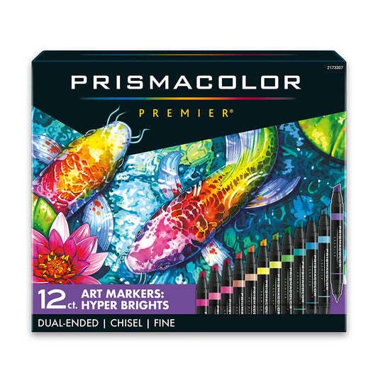 Marcadores Artísticos Prismacolor Premier Hiper Brillantes de Doble Extremo para Adulto