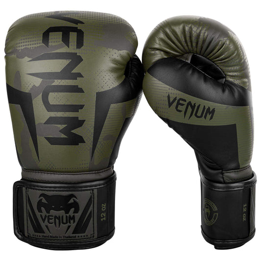 Guantes de Boxeo Venum Elite camuflaje caqui