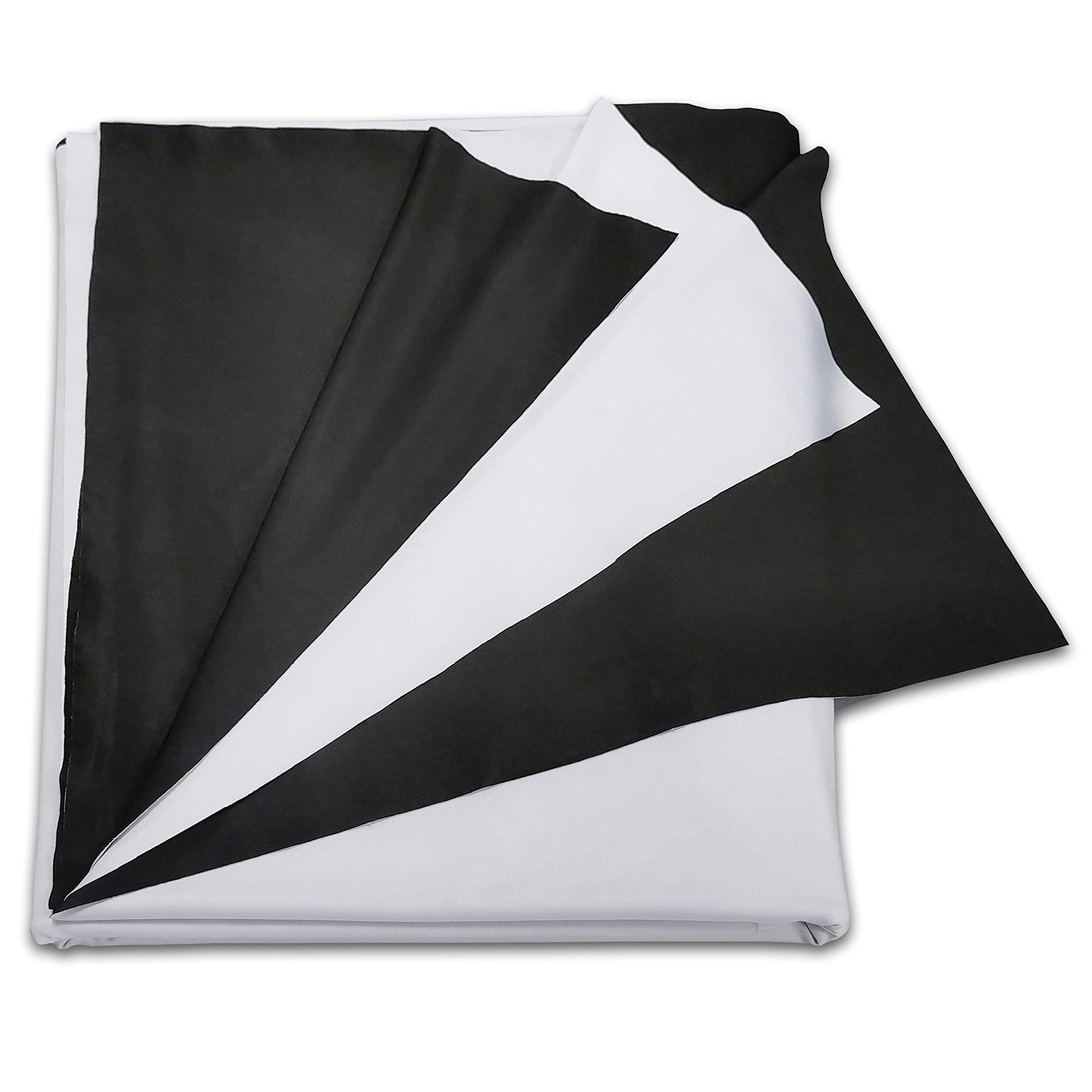 visualización de proyector de material elástico de 59 x 105 pulgadas para visualización de proyección máxima de 130 pulgadas, 16:9 pulgadas, respaldo negro económico 4K Ultra HD tela textil de poliéster