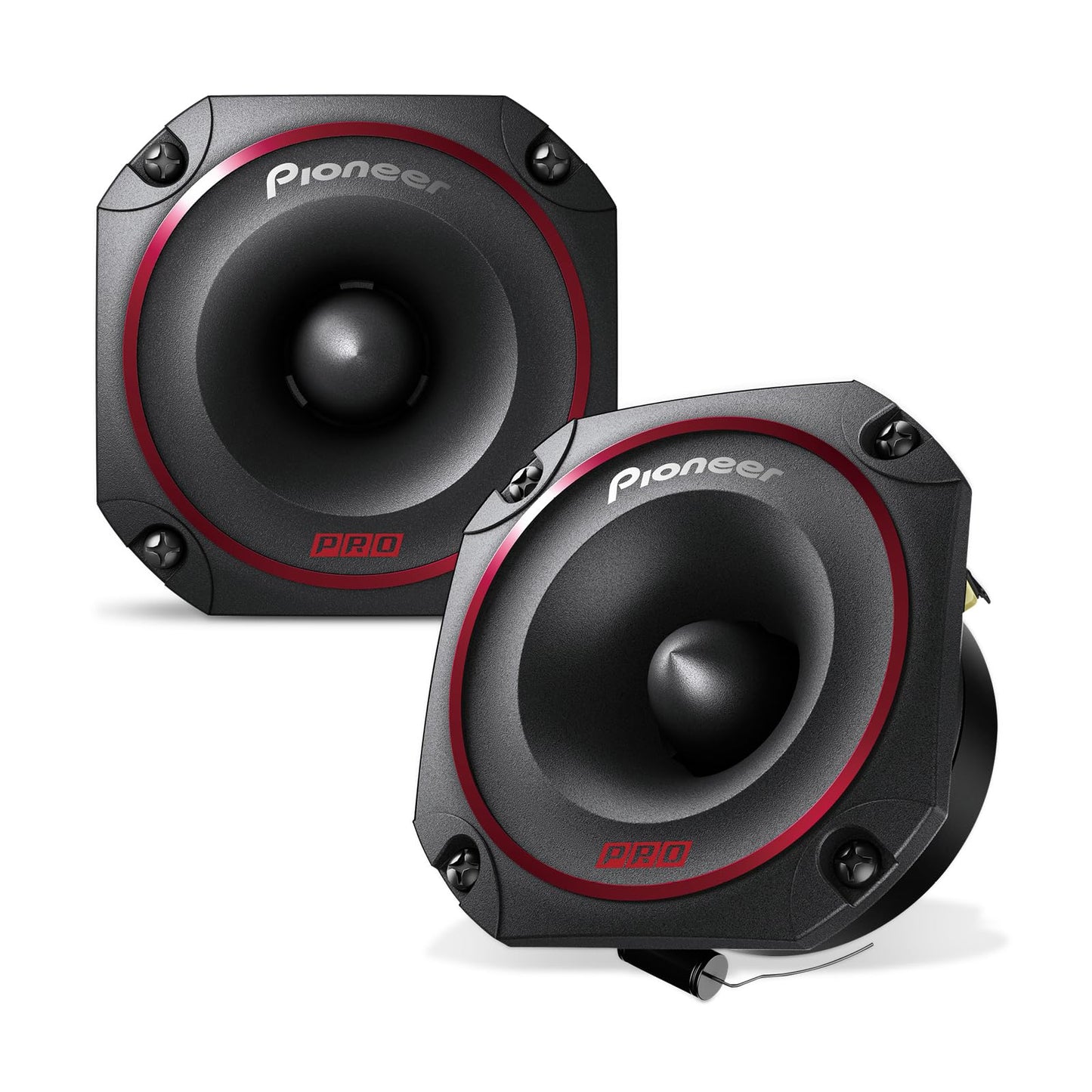 Tweeters Pioneer Serie PRO TS-B351PRO 3.5 Pulgadas 250W Estilo Bala para Audio de Coche de Alto SPL Profesional