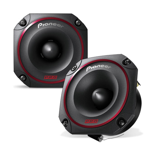 Tweeters Pioneer Serie PRO TS-B351PRO 3.5 Pulgadas 250W Estilo Bala para Audio de Coche de Alto SPL Profesional