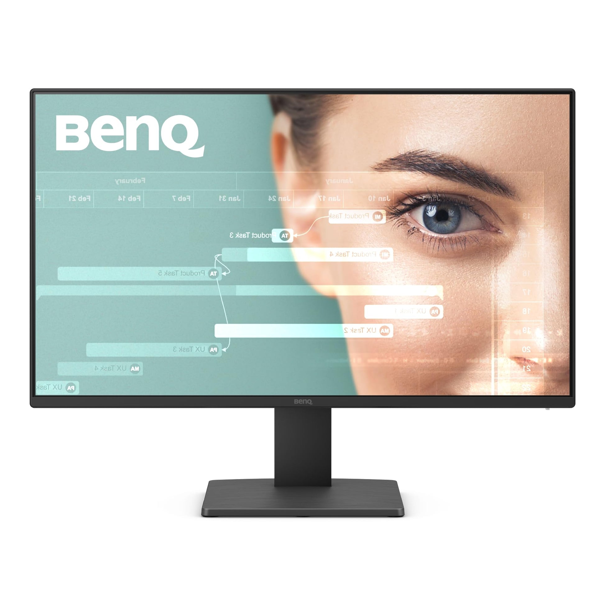 BenQ Monitor GW2491 23.8” 1080p FHD 100Hz IPS HDMI DP Tecnologías para el Cuidado de la Vista Bisel Ultra Delgado Software Eye-Care U