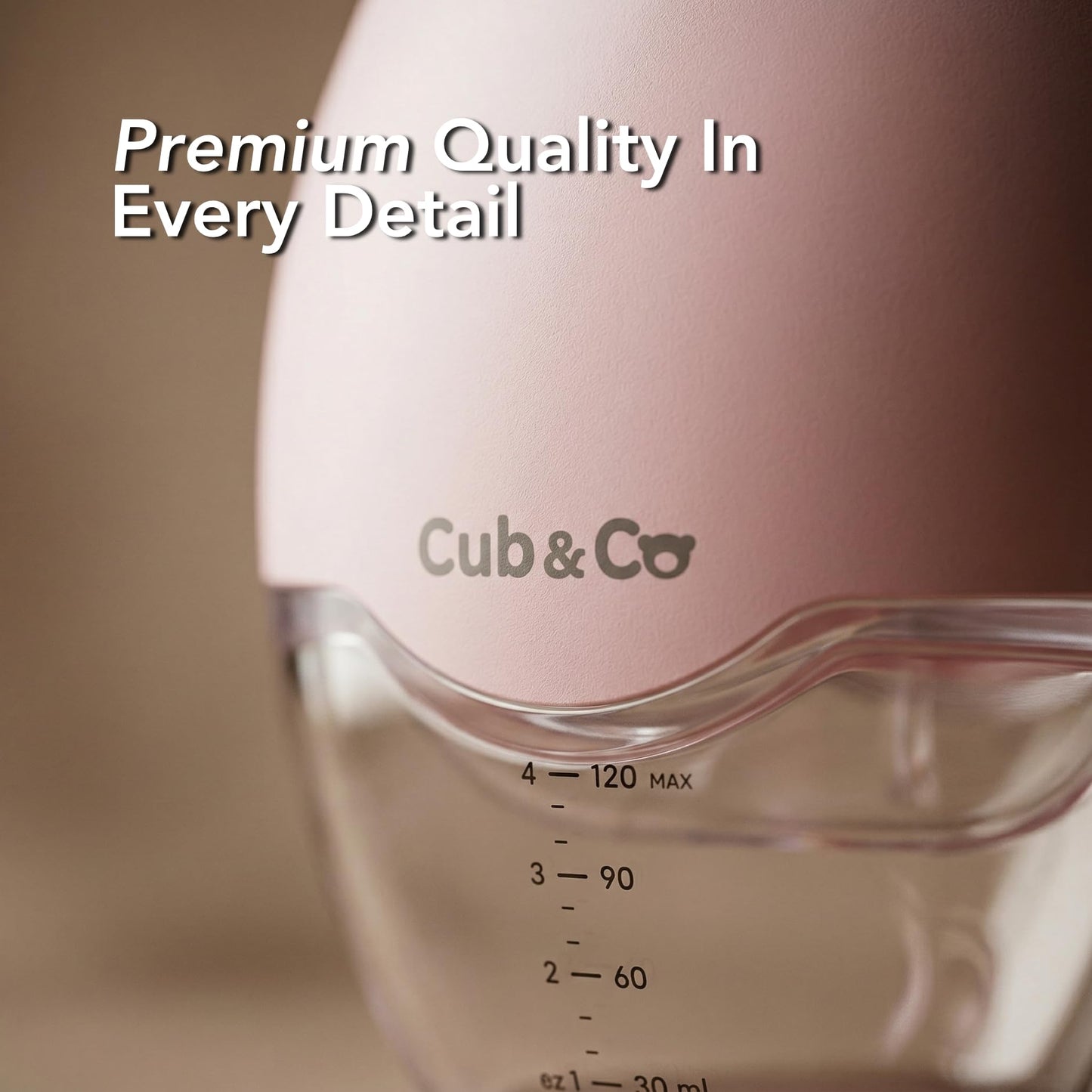 Cub & Co - Extractor de Leche portátil, Extractor de Leche Manos libres, Diferentes modos de bombeo, succión de fuerza hospitalaria, visualización LED, diseño resistente a fuga, veliz notebook.