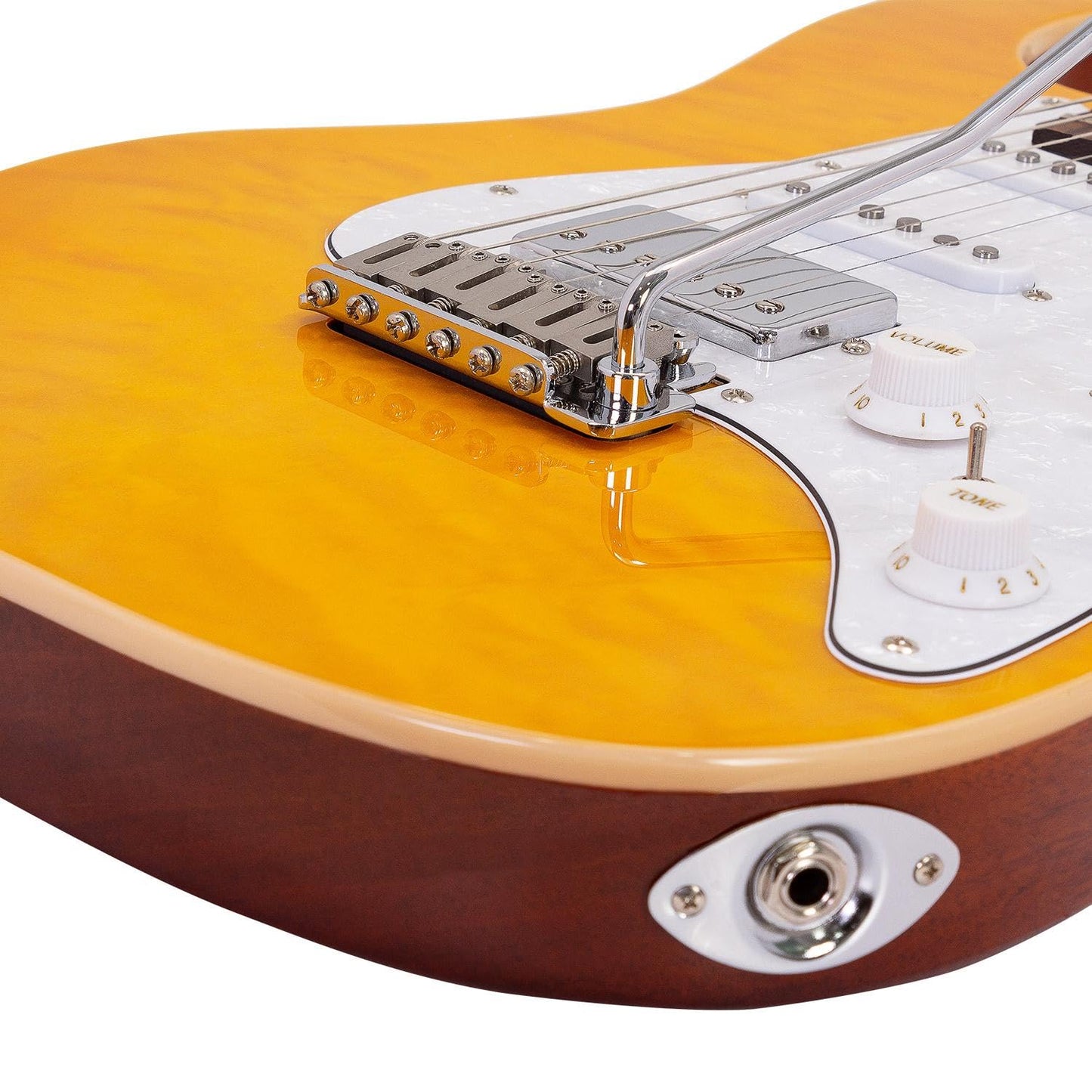 BABILON Guitarra Eléctrica Amber LEGGEND-AM con Estuche