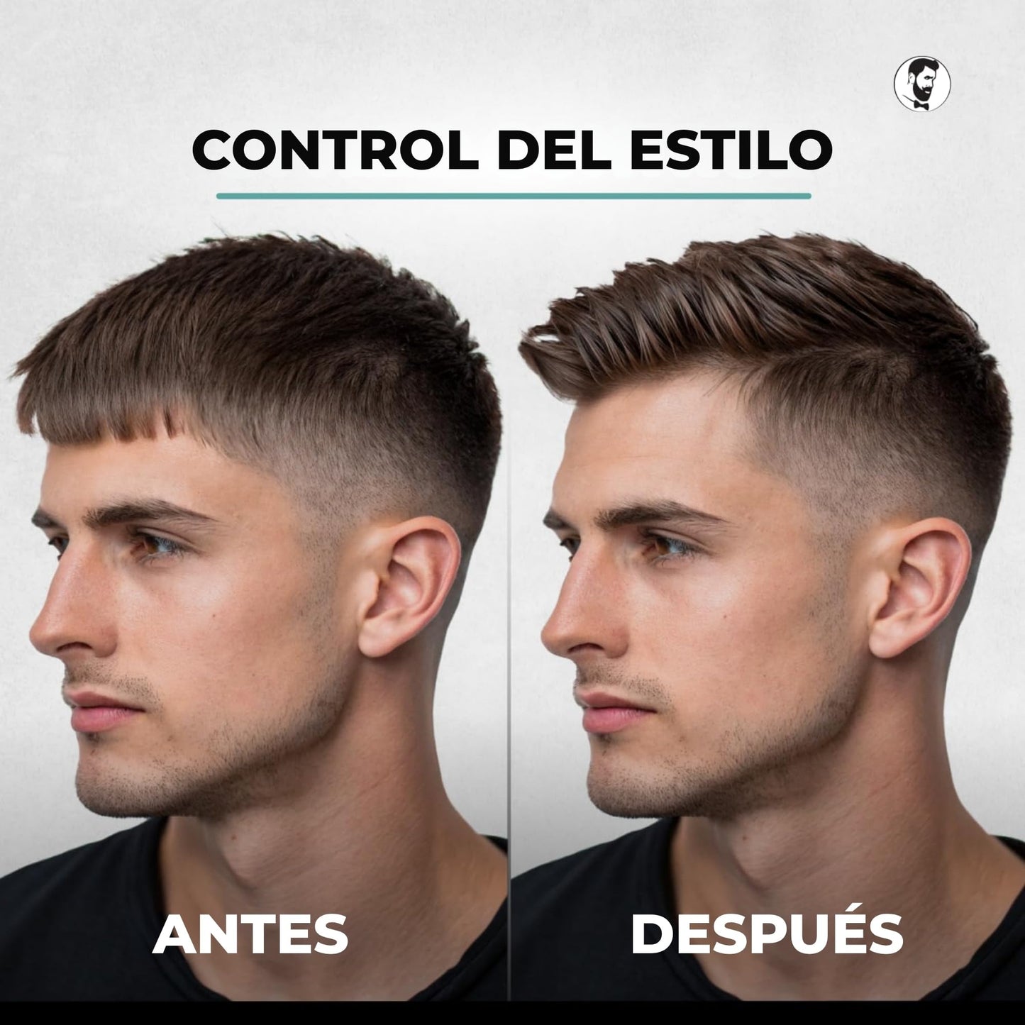 Gentlemen Republic Genuine Grooming Gentlemen Republic Gel para el Cabello Refinado con Bomba - F?rmula Profesional para Brillo y Retenci?n 24 Horas, Resistente a la Humedad, 100% Libre de Alcohol y N