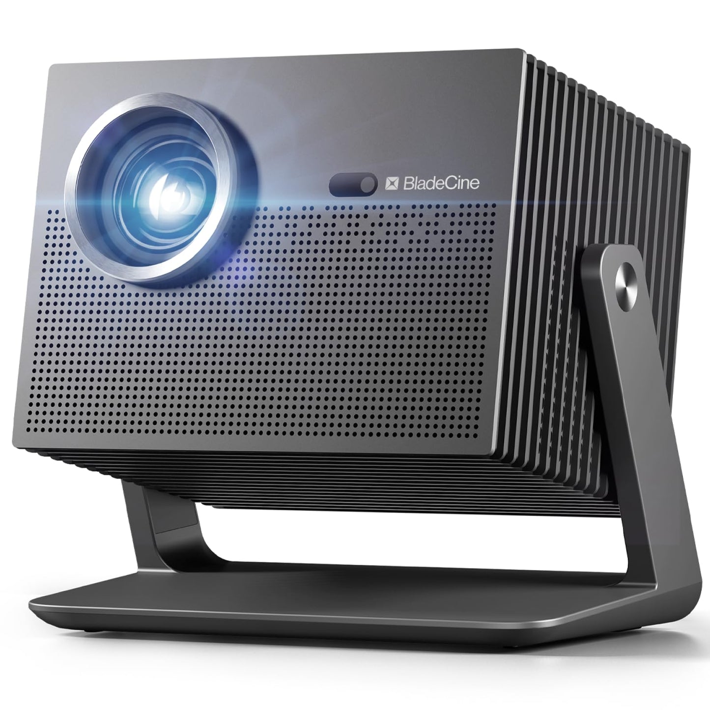 BladeCine Cube 600 Netflix, proyector portátil 1080P con WiFi y Bluetooth, True ISO 600 lúmenes ANSI, soporte de cardán ajustable de 360°, proyector de video Keystone, visualización MAX de 200