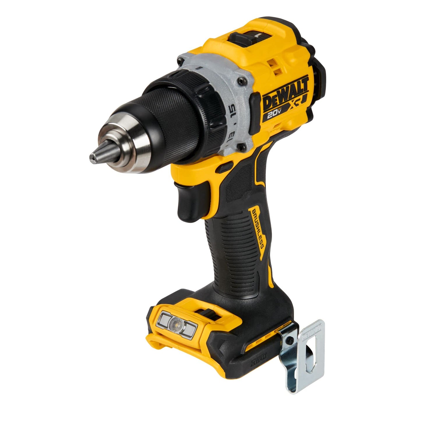 DEWALT Kit Taladro Rotomartillo Atornillador Inalámbrico 1/2" (13mm), Incluye 2 Baterías, Cargador y Bolsa de Herramientas, 20V Máx, DCD805D2