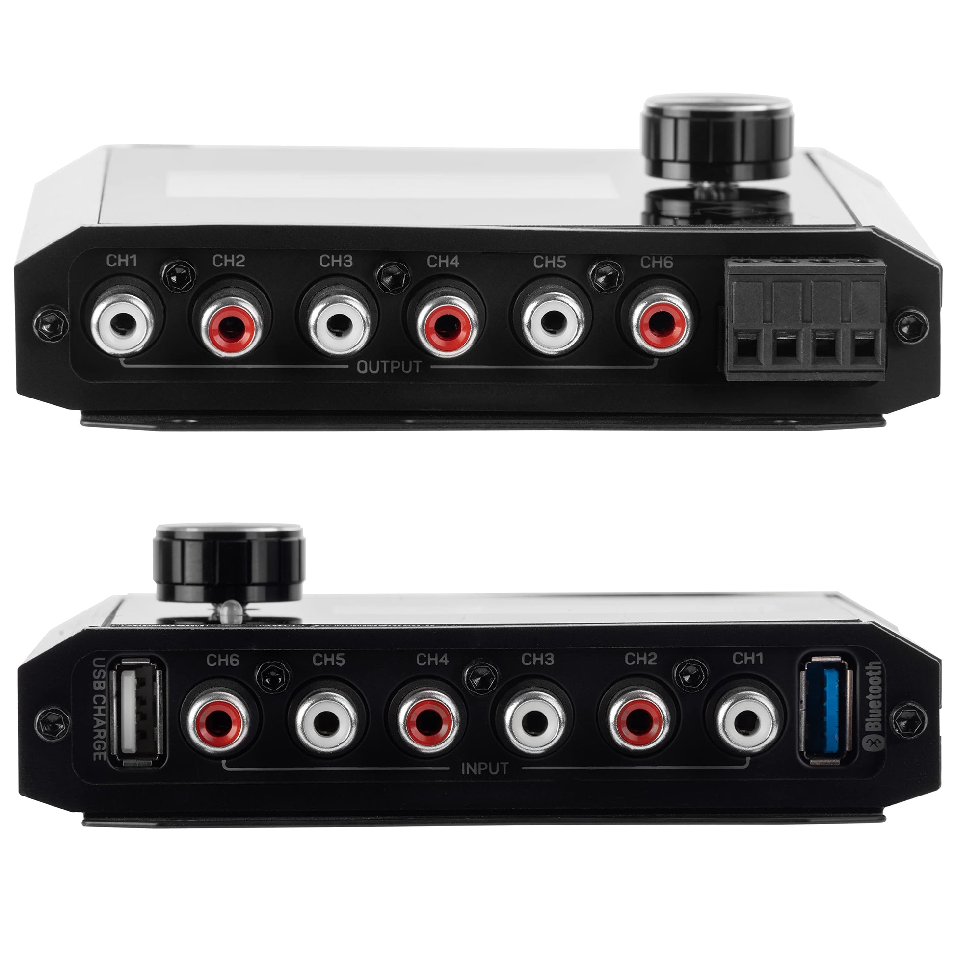 Procesador de Señal Digital NVX X-Series 6 Canales con Ecualizador Paramétrico de 15 Bandas y Pantalla LCD 2.7 Pulgadas con Bluetooth USB