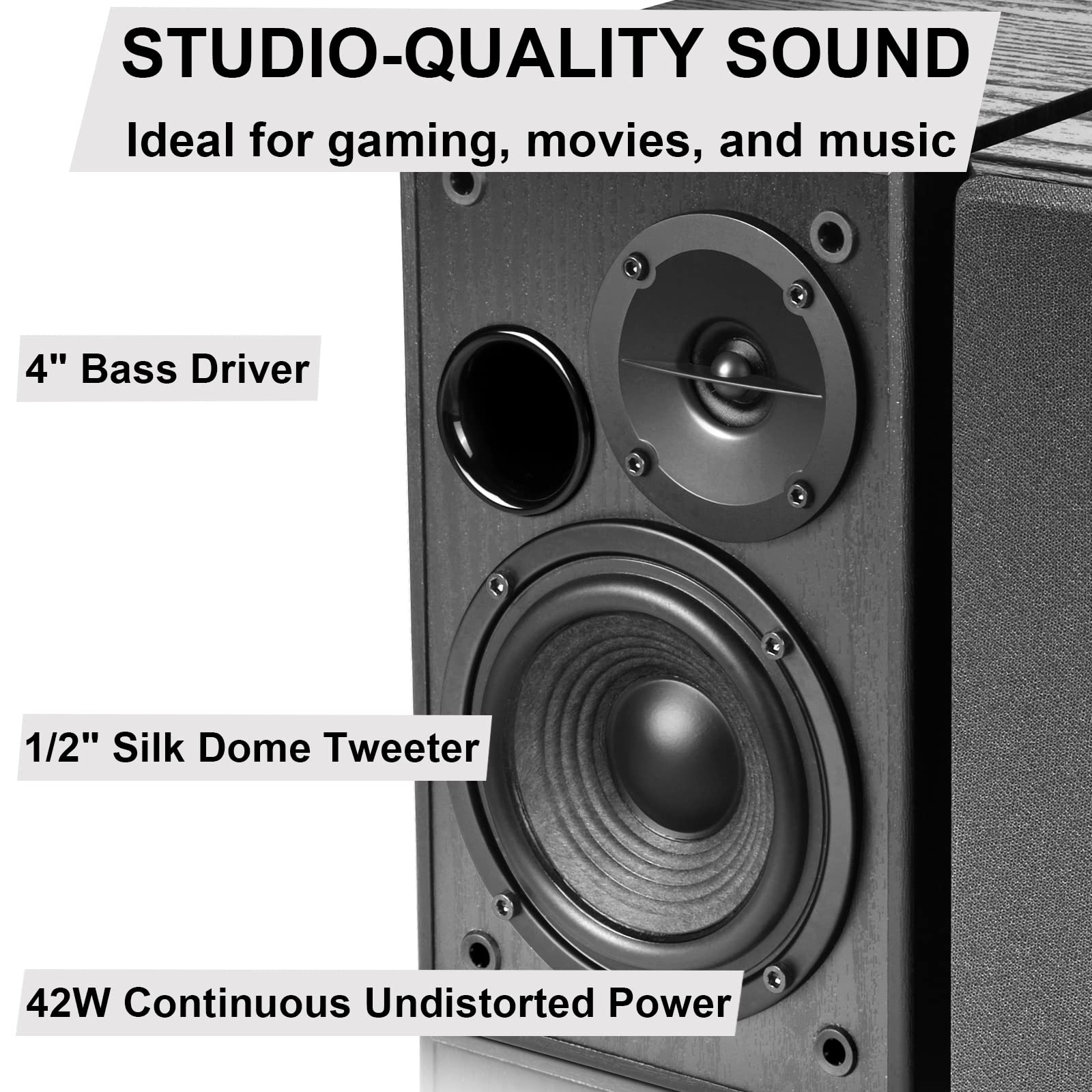 Bocinas de Estudio Edifier R1580MB Negro