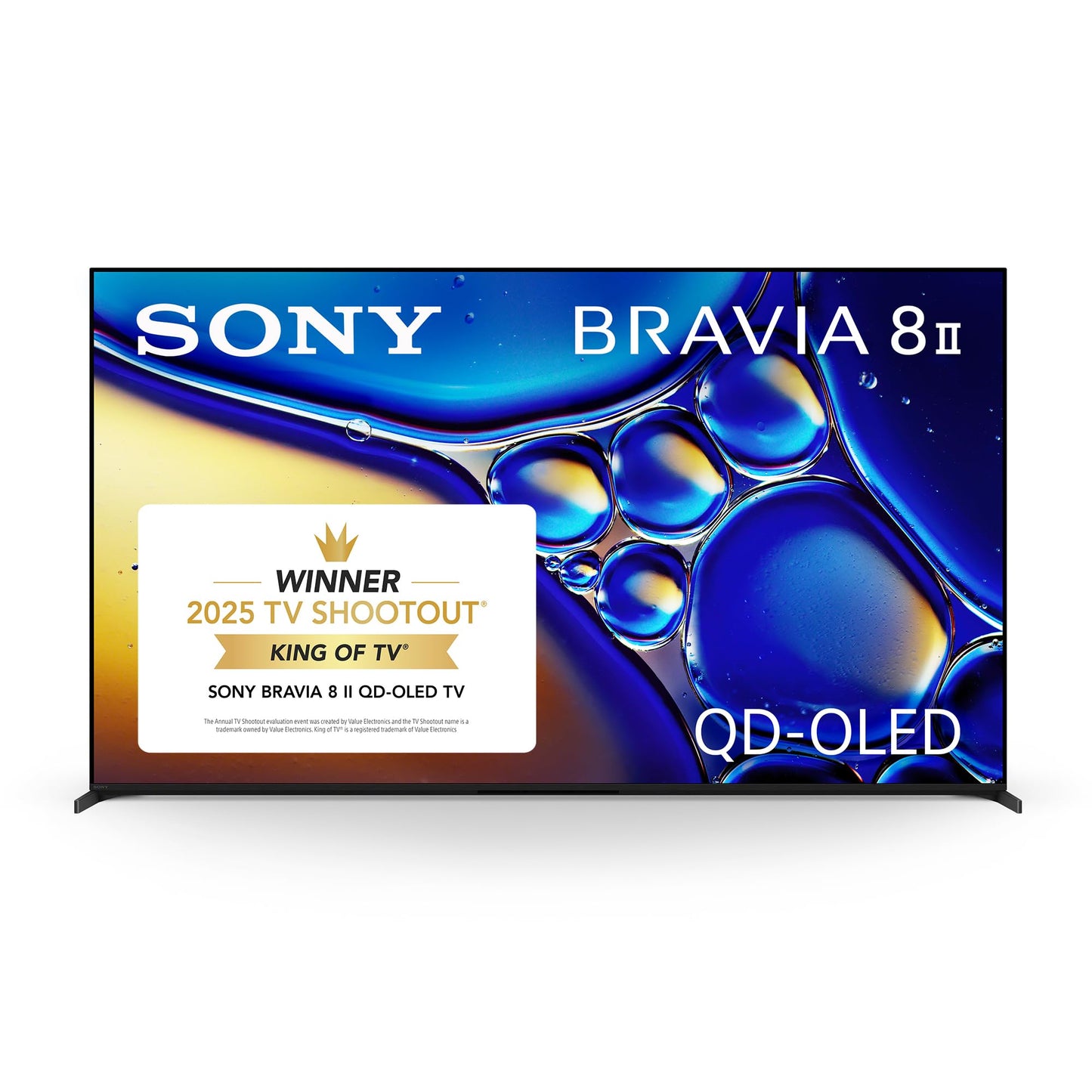 Sony BRAVIA 8 II Pantalla 55” QD-OLED con Procesador XR 4K Ultra HD Google TV (HDR) 2025