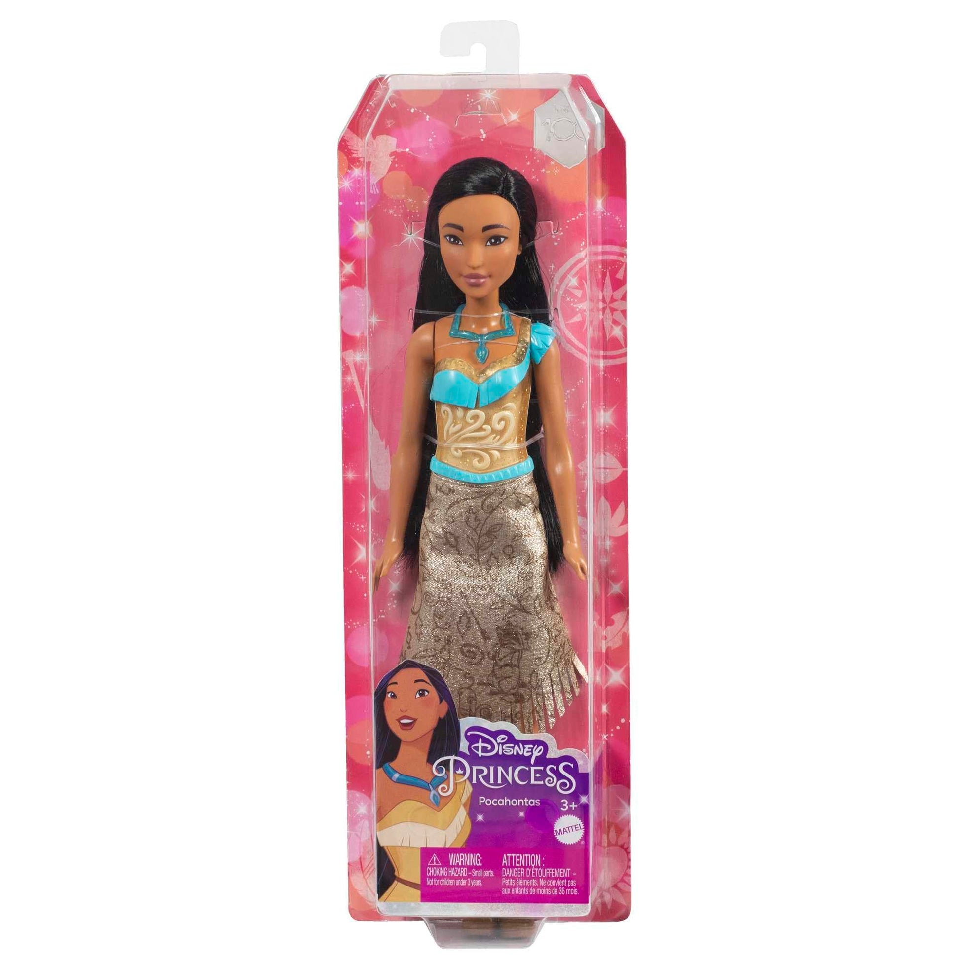 DISNEY Princesa, Pocahontas Muñeca, Princesas Mattel, Juguete Niña 3 años +