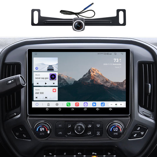 Radio de Coche Chevy Silverado GMC Sierra Negro 11.5 Pulgadas con CarPlay y Android Auto 2014-2018