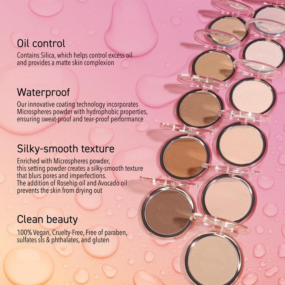 Polvo Fijador Impermeable Soft Focus Waterproof 050 Moira Cosmetics