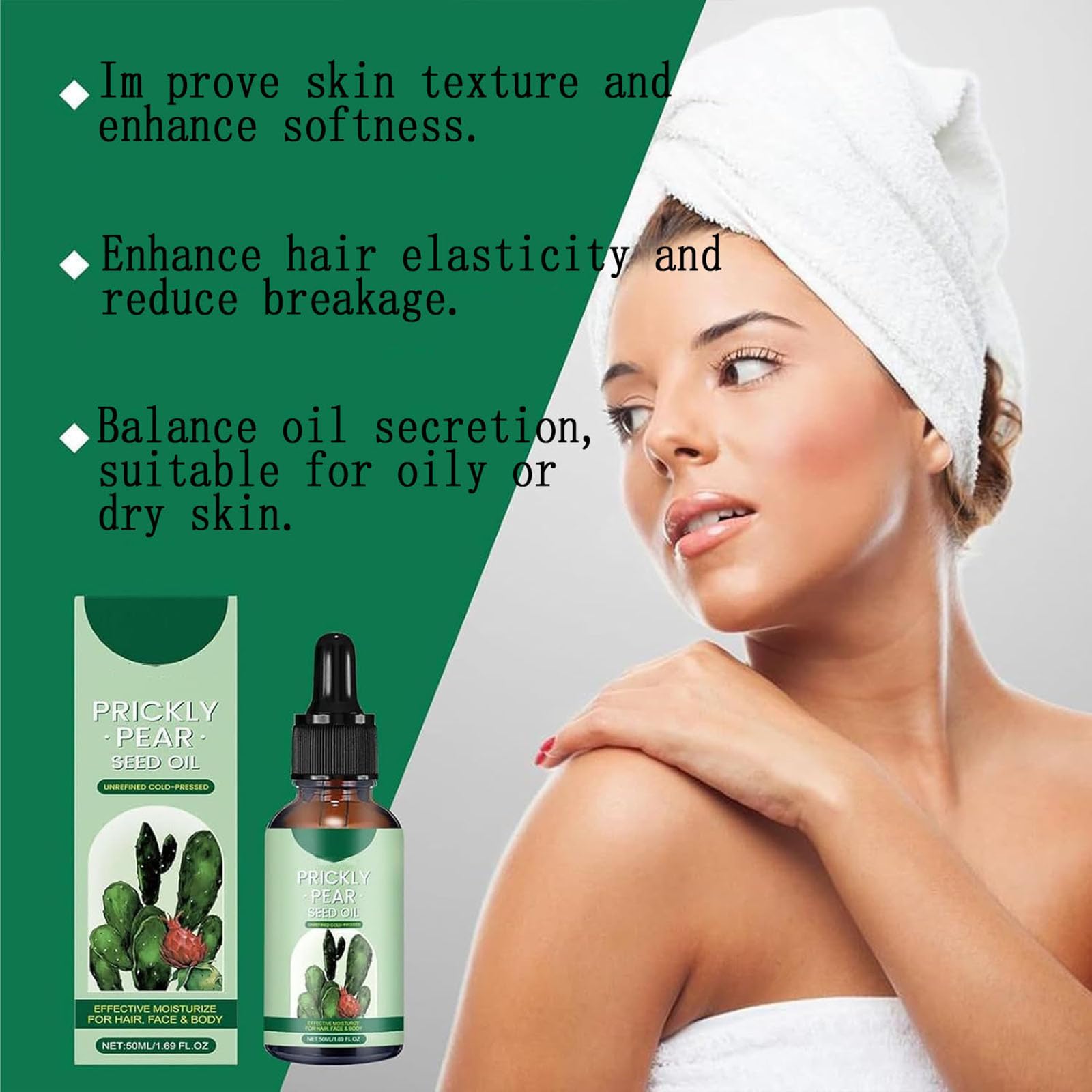 Aceite Orgánico de Higo Chumbo para Cuidado de Piel y Cabello: Rejuvenecimiento Natural - 120ml